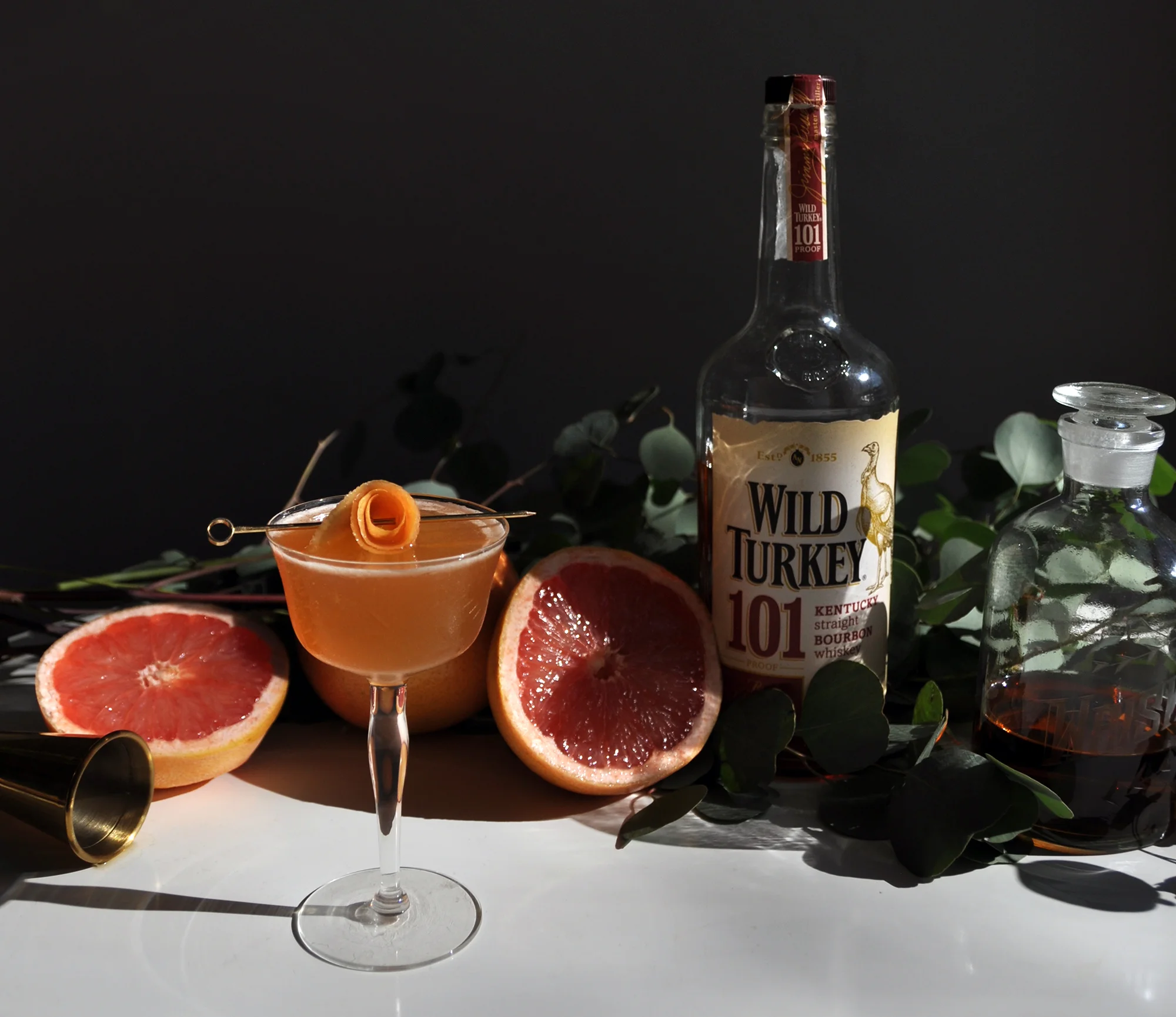 Love & Victory — The Remedy Cocktail — grapefruit, bourbon, cardamom, & honey