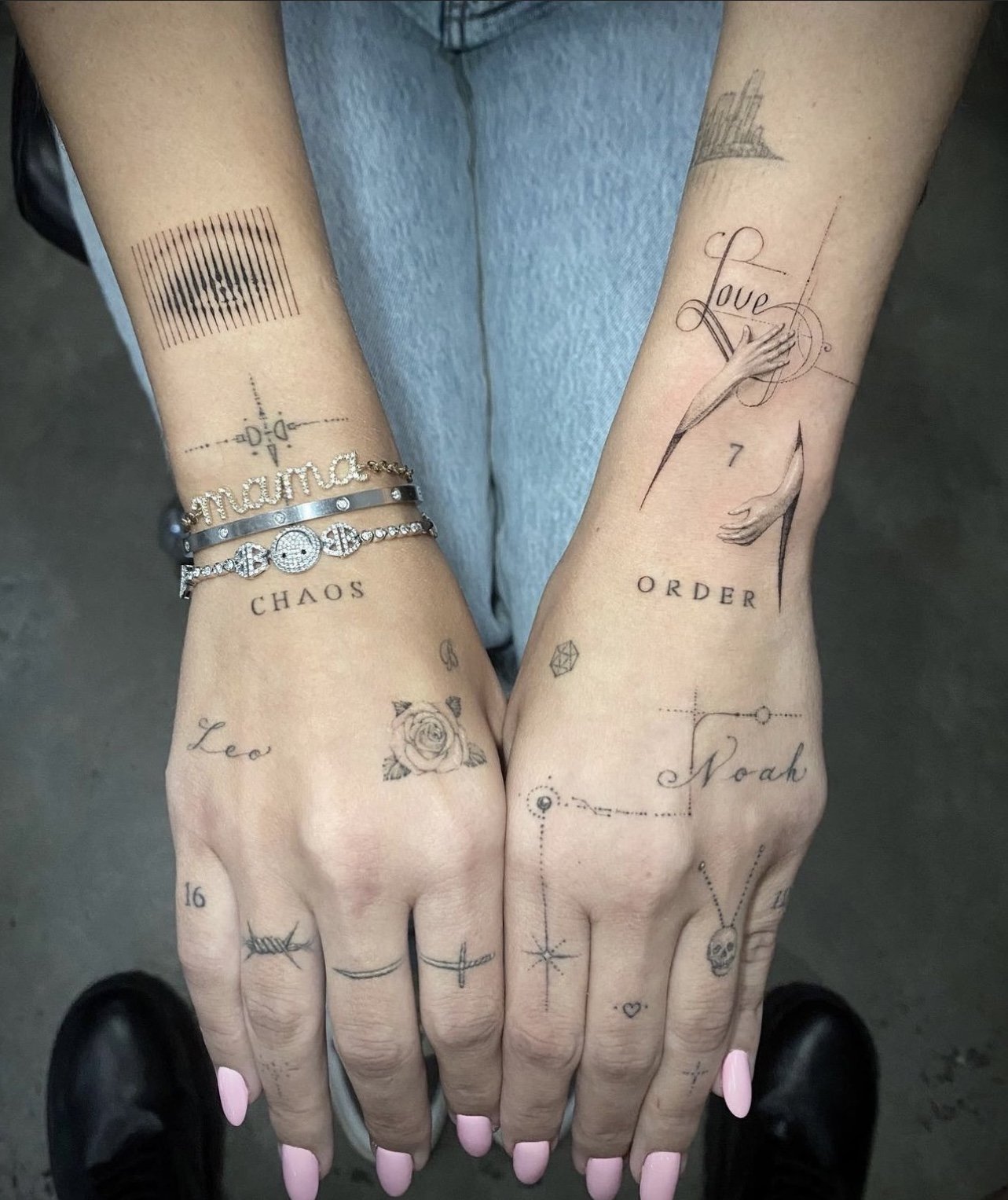Order/Chaos | homemade tattoos