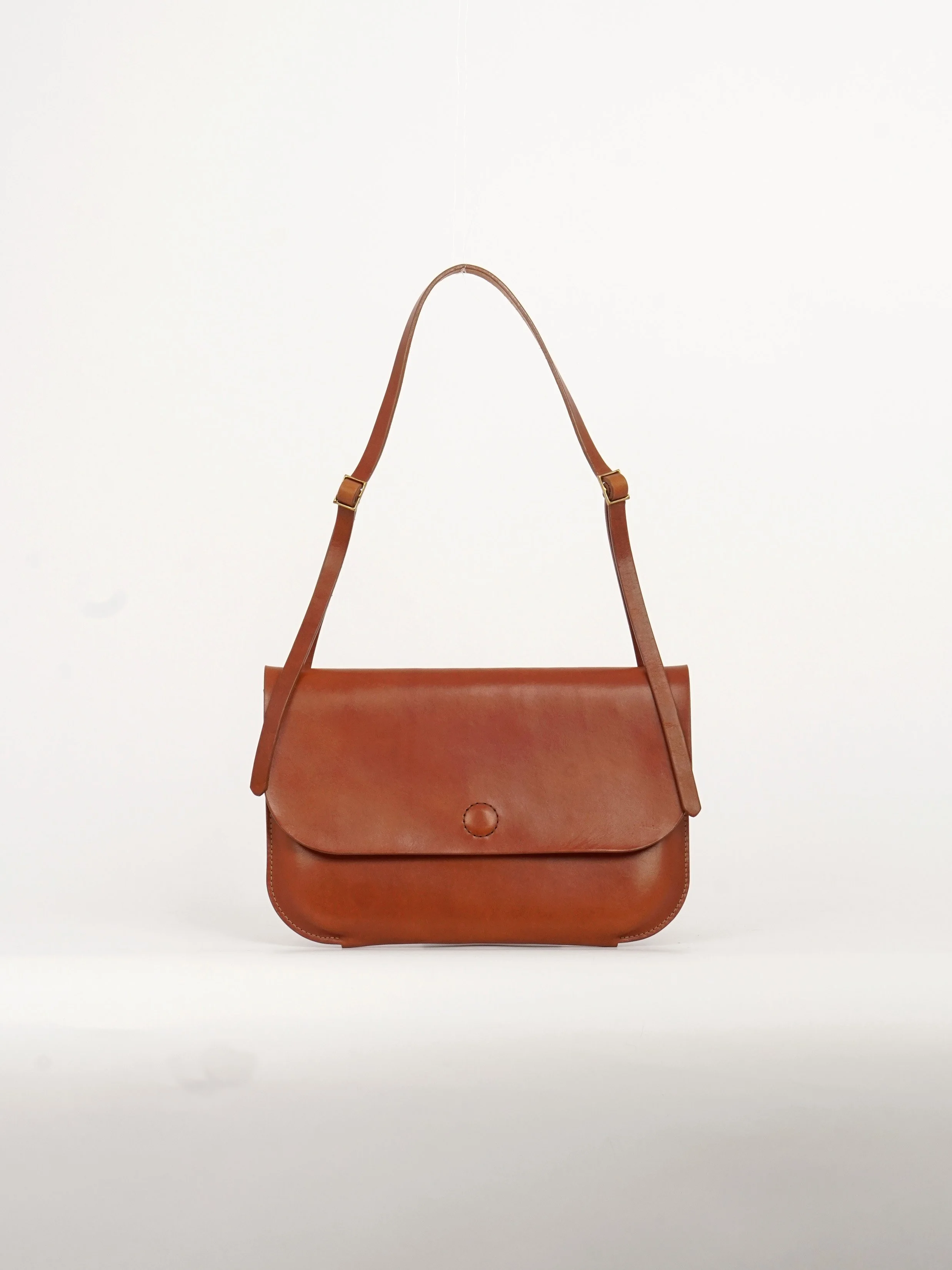 Liminal single shoulder bag in Honey brown