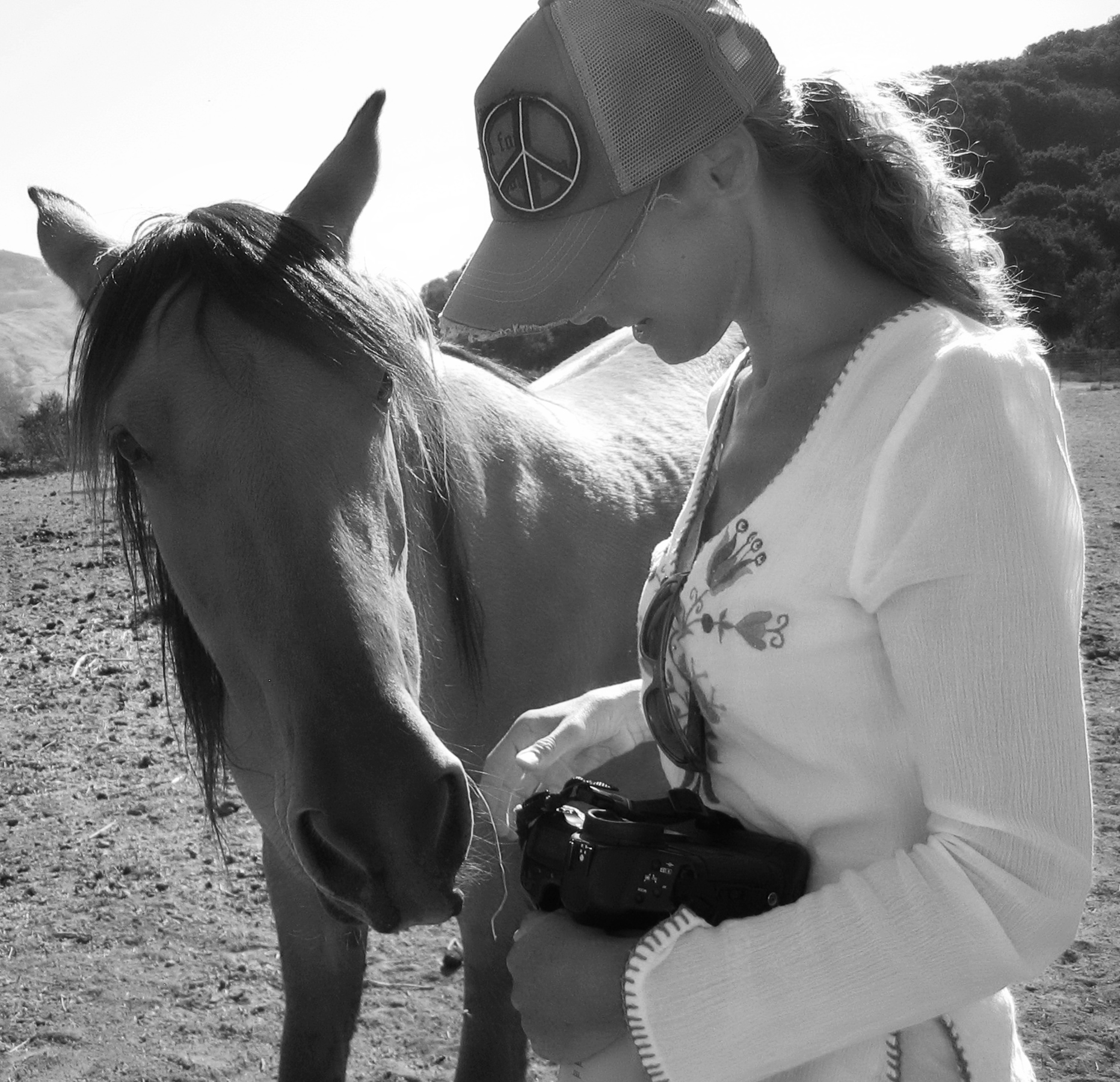 Special Moment with a Wild Mare