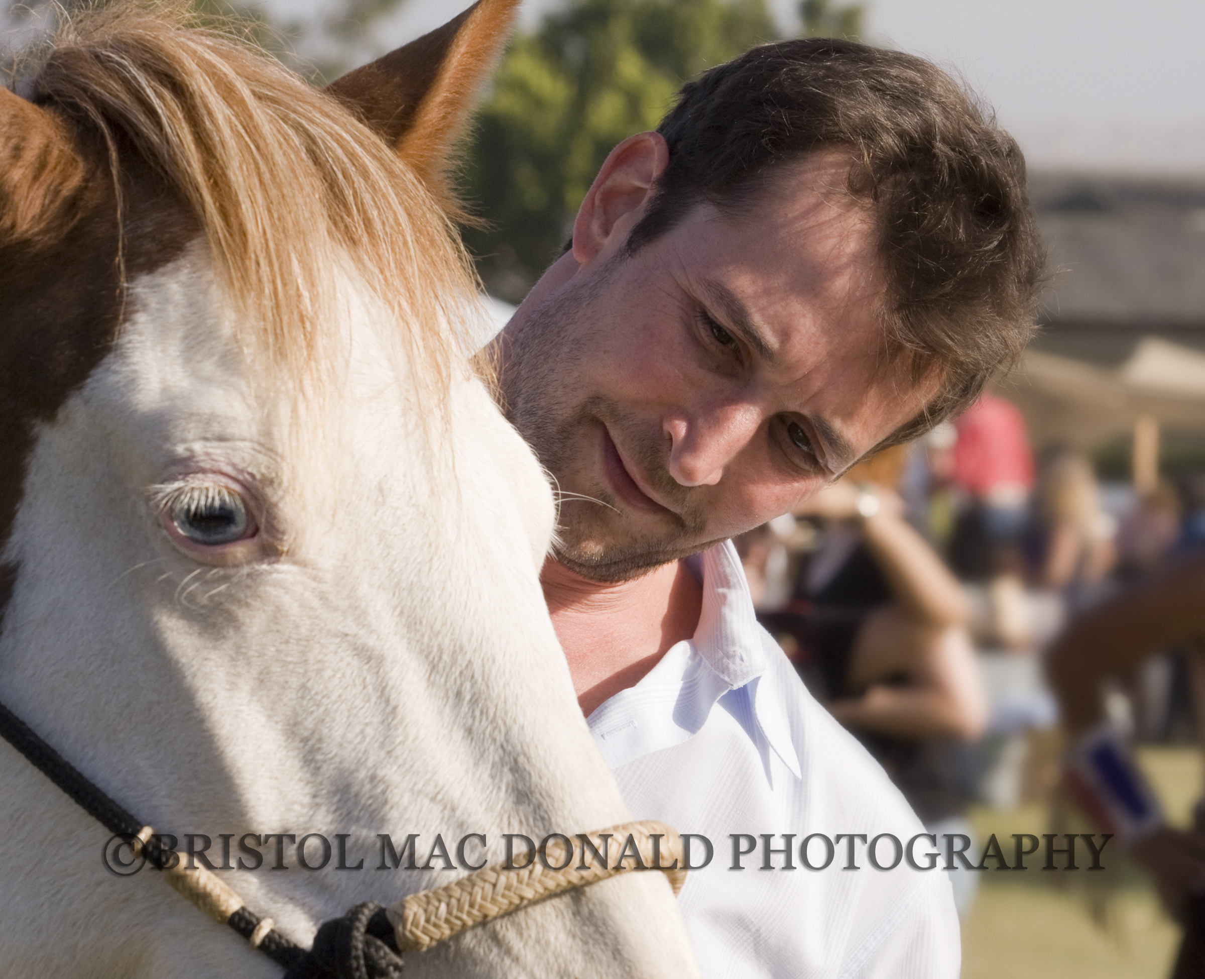 Noah Wyle with Isadora Cruce at the Spirit of the Horse Event in Santa Barbara, 2008
