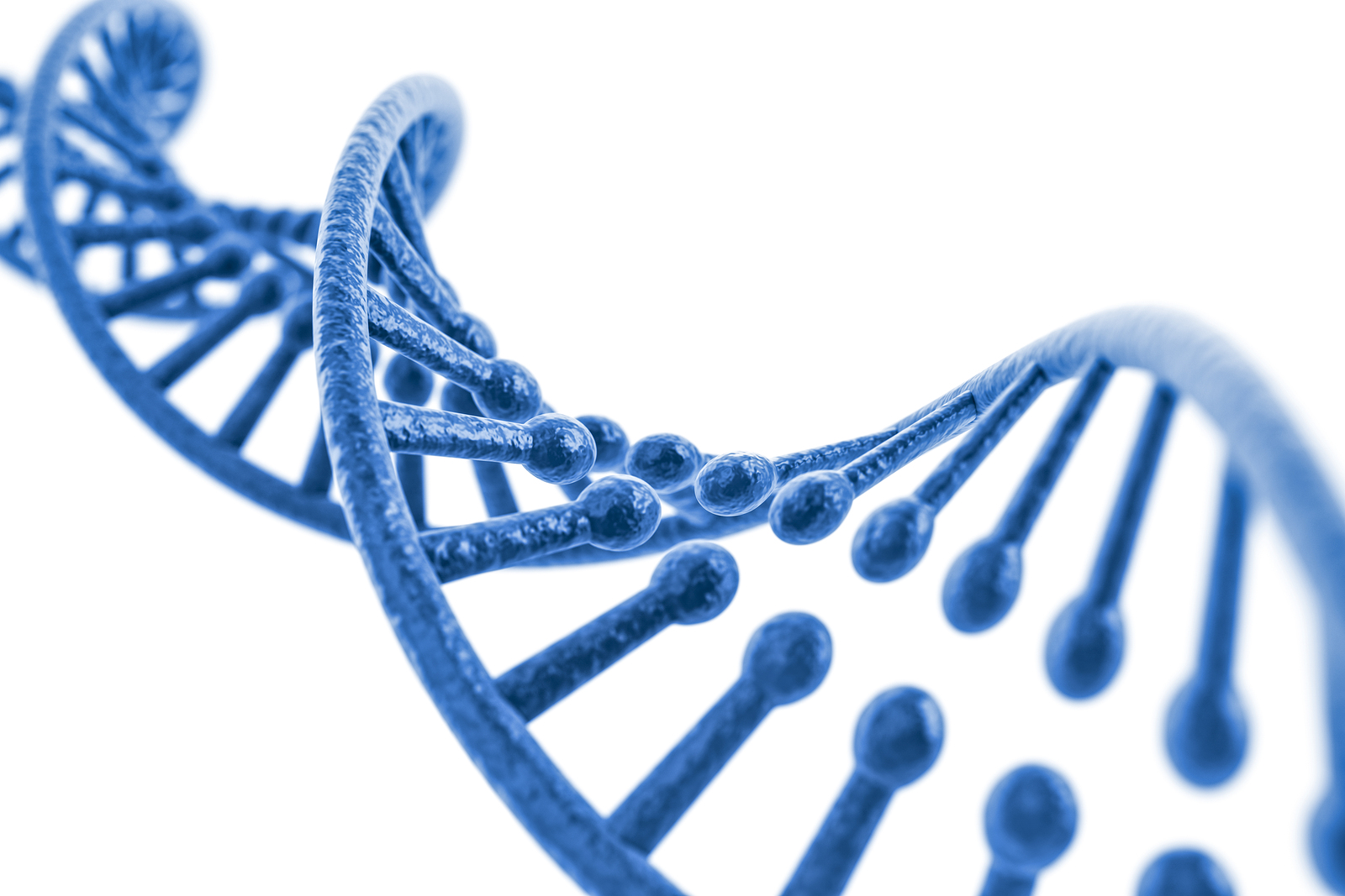3d render of dna structure, abstract background