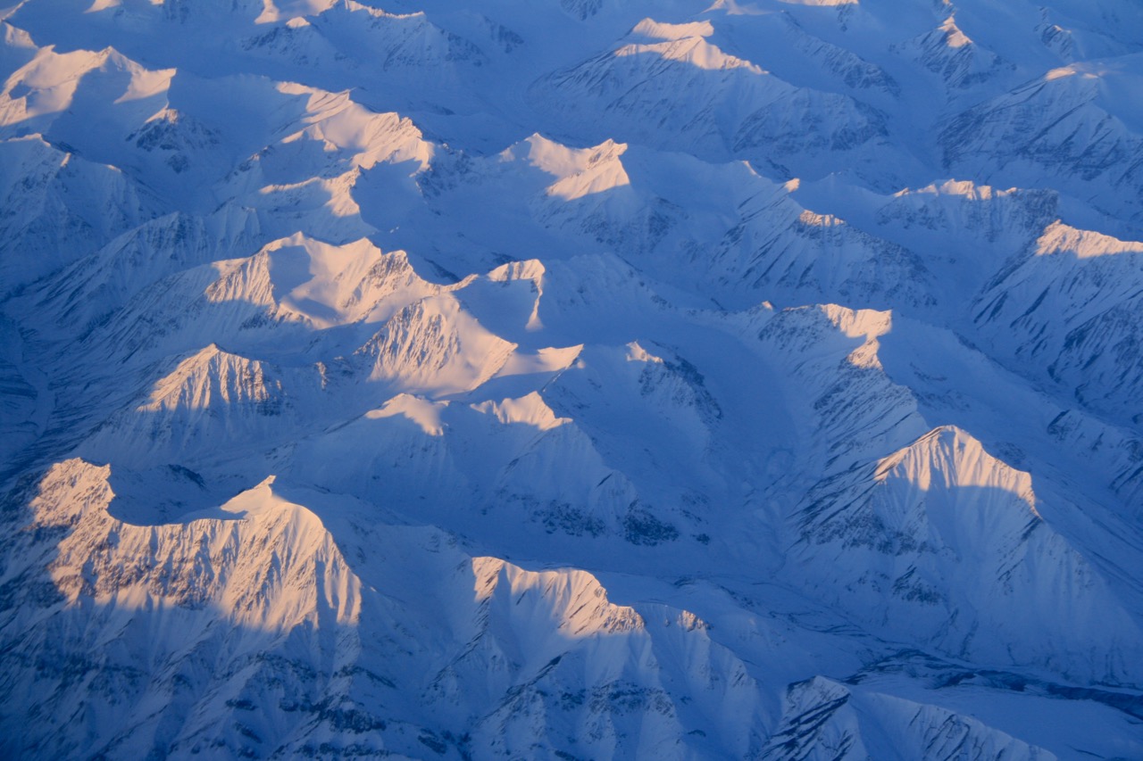 Endless mountains and snow