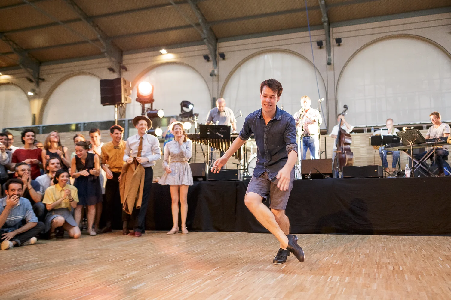 Bal Swing au Carreau du Temple. Galerie web: www.ebobrie.com/carreau-du-temple-08072017