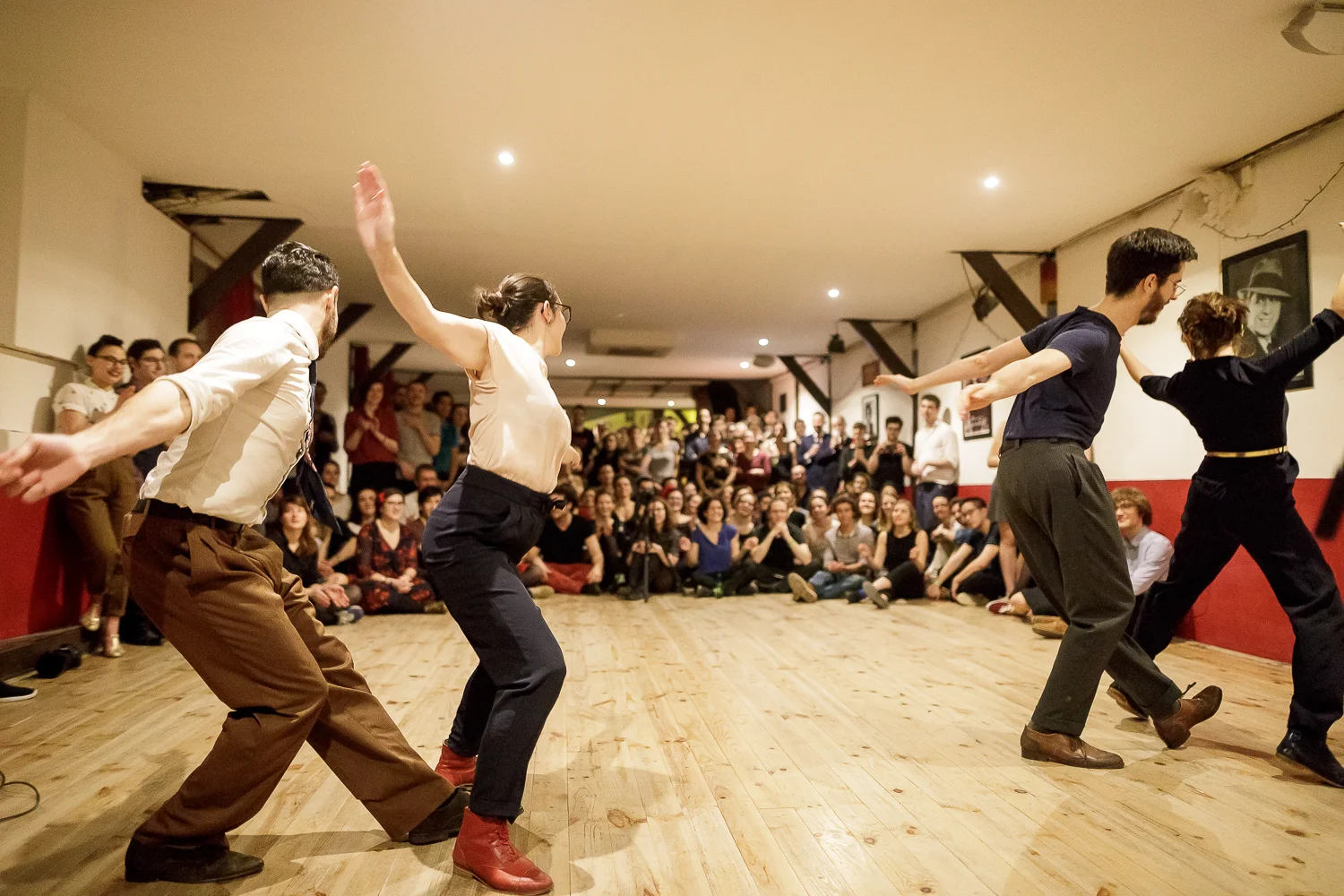 Paris Swing Workshop 2018, Saturday Night Party with the Jacks'&'Jills - Photo Credit: For Dancers Only (http://d.pr/1fEEY) - http://www.ebobrie.com/paris-swing-workshop-27012018-au-chantier