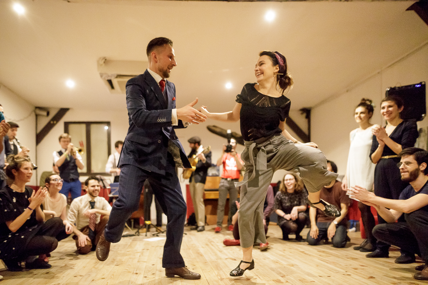  Paris Swing Workshop 2018, Saturday Night Party with the Jacks'&'Jills - Photo Credit: For Dancers Only (http://d.pr/1fEEY) - http://www.ebobrie.com/paris-swing-workshop-27012018-au-chantier 