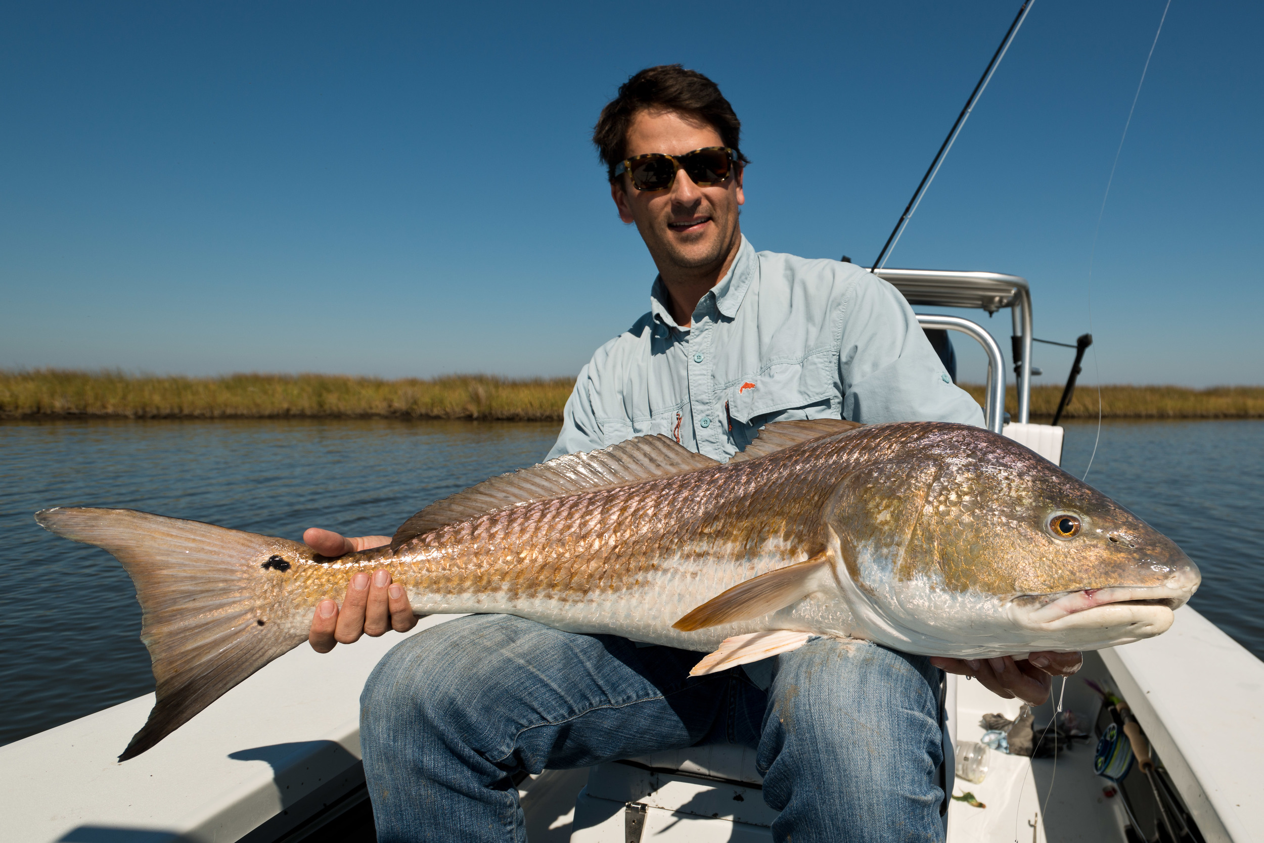 Fly Fishing Redfish New Orleans Louisiana Marsh 23