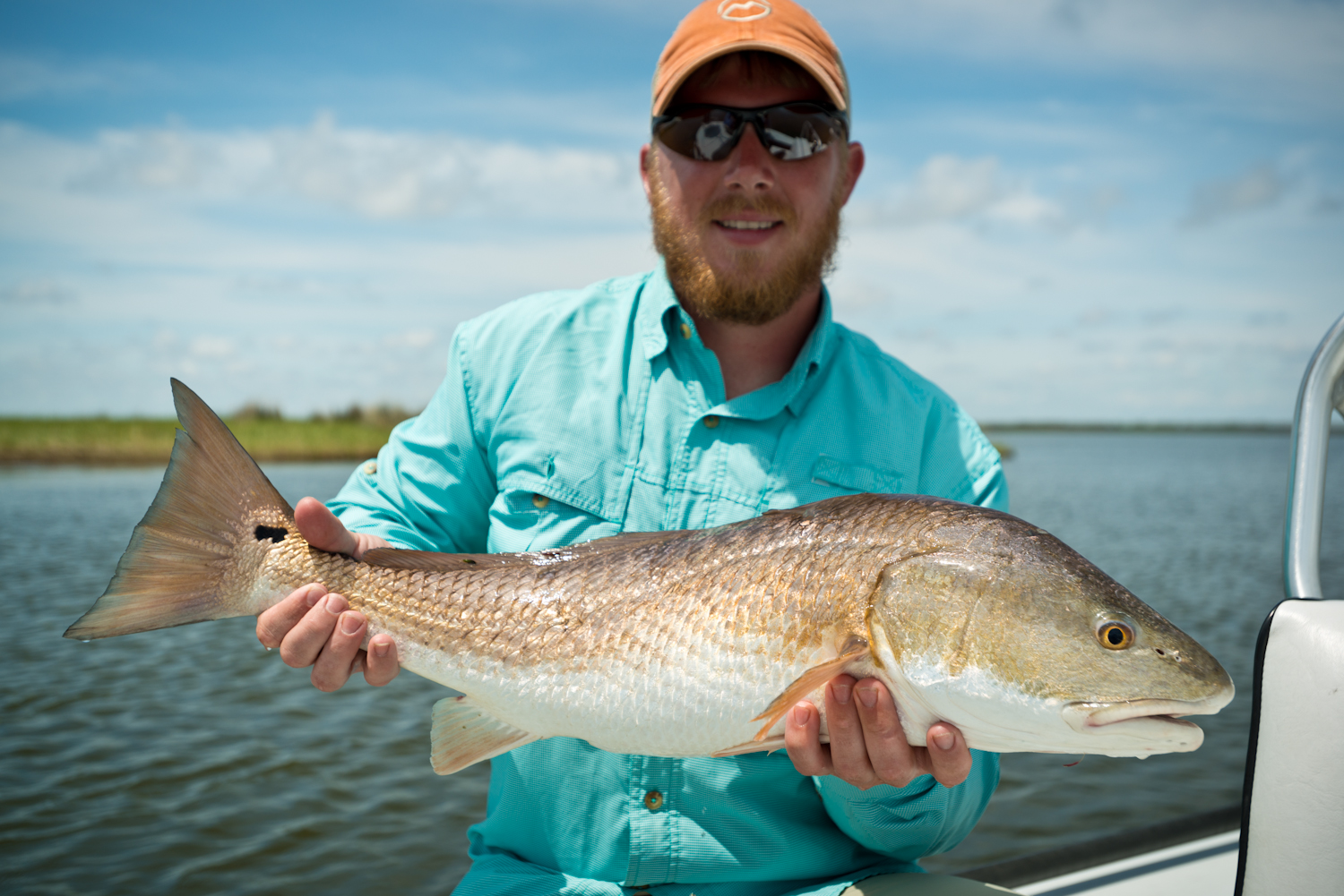 Fly Fishing New Orleans Louisiana Marsh Redfish with Southern Fly Expeditions 