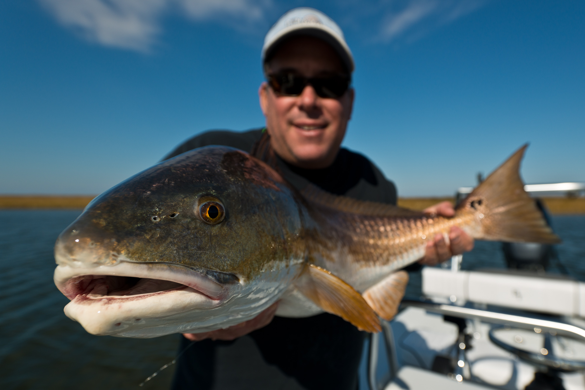 Fishing For Redfish with Southern Fly Expeditions of New Orleans Louisiana 