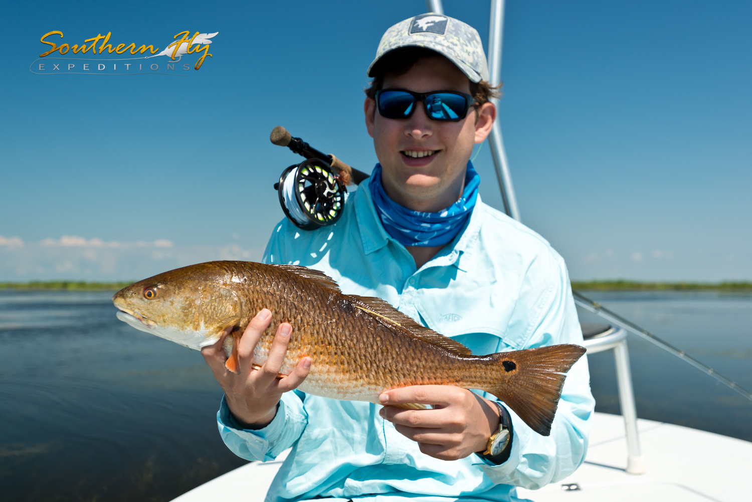 Redfish Fly Fishing - Family Fishing Trips with Southern Fly Expeditions of New Orleans 