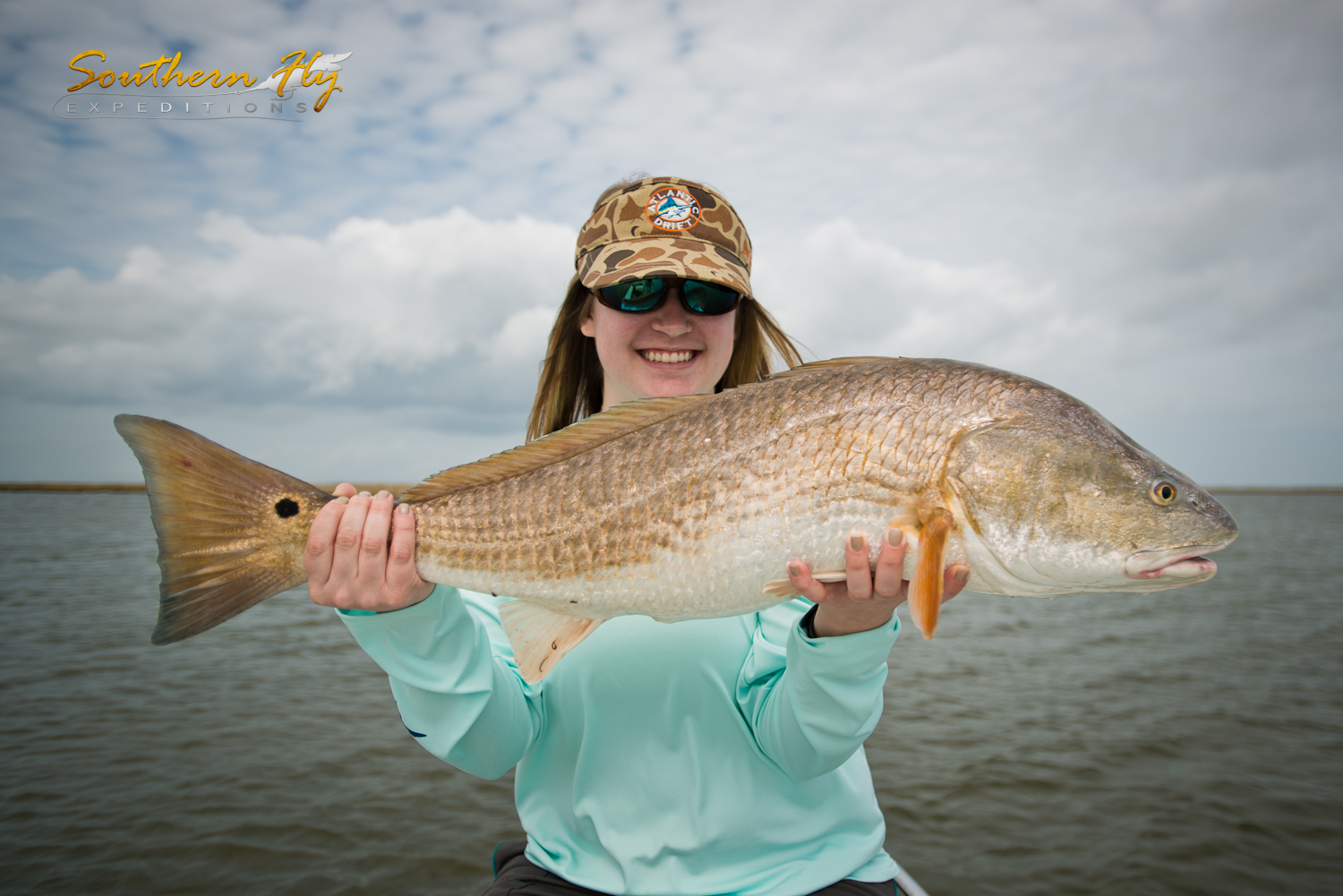 Women Favorite Fly Fishing Redfish Guide New Orleans
