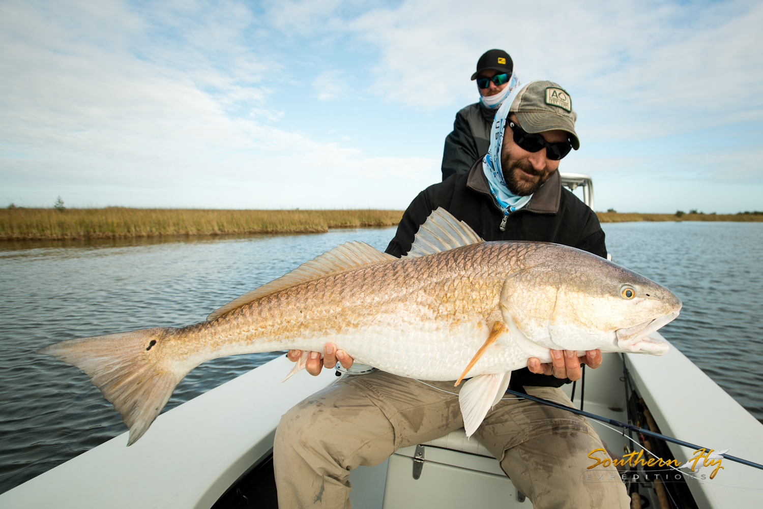 Fly fishing outside of new orleans louisiana with southern fly expeditions and captain brandon keck 