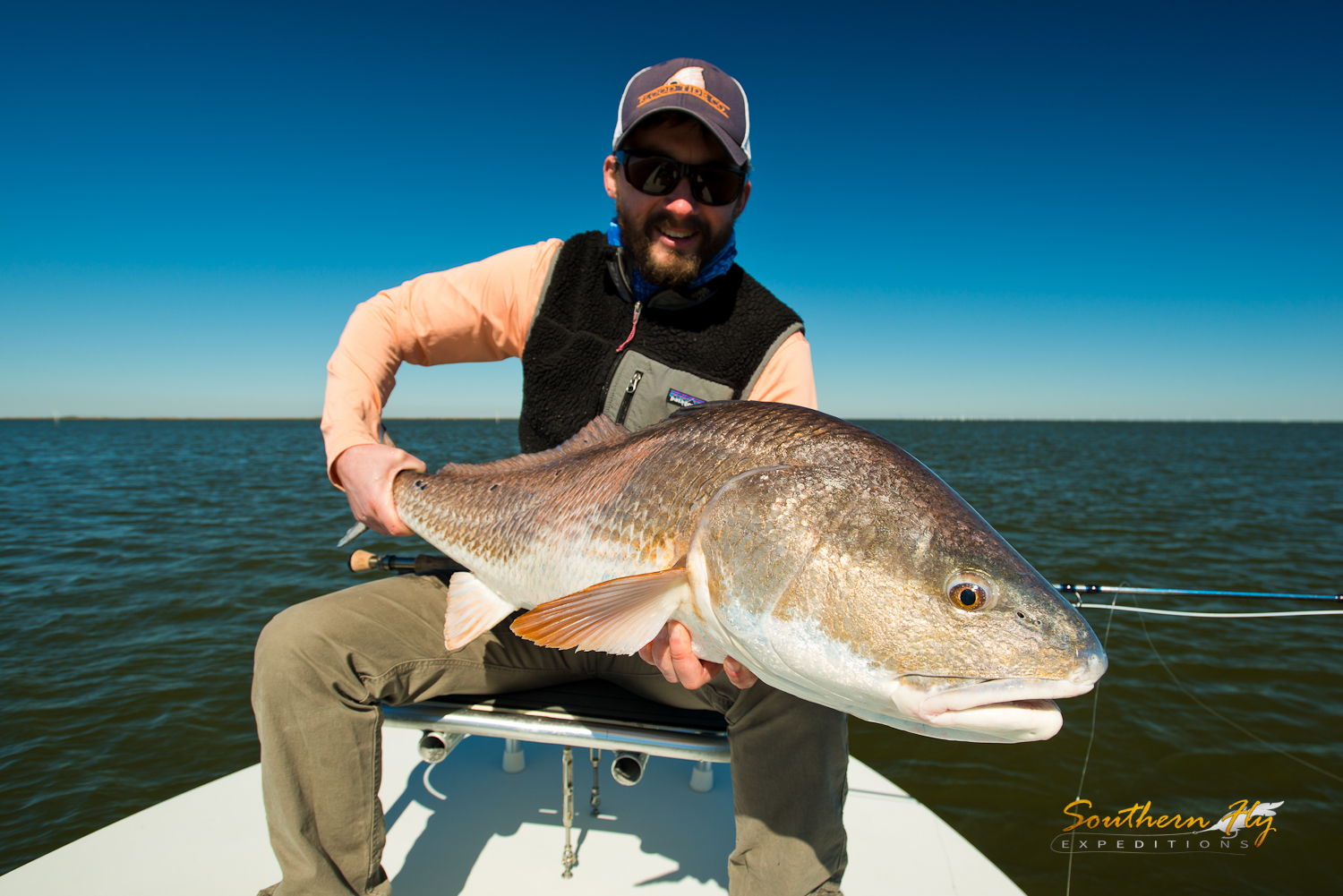 Southern Fly Expeditions fly fishing louisiana for redfish and black drum 