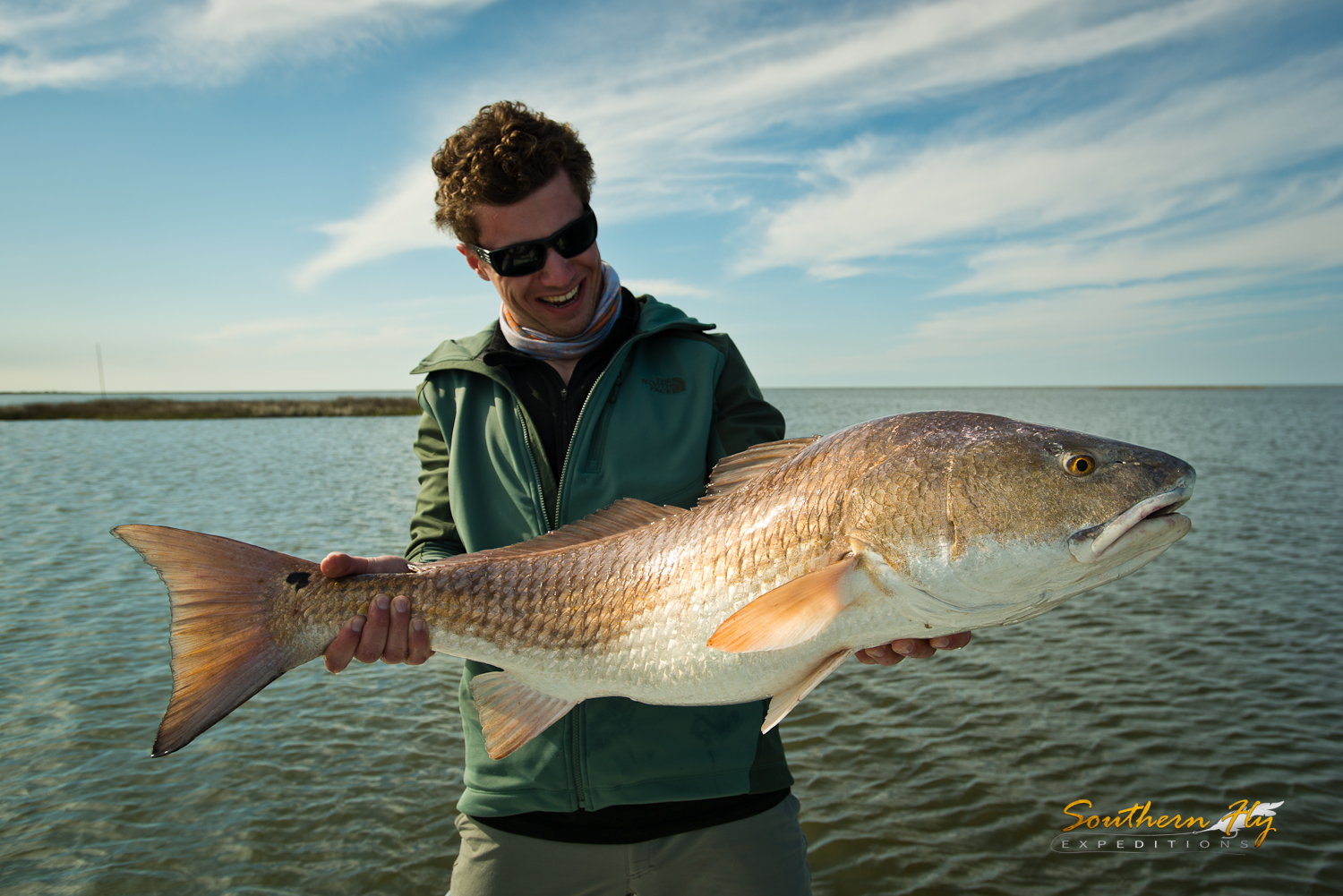 fly fishing new orleans with Southern Fly Expeditions how to catch redfish 