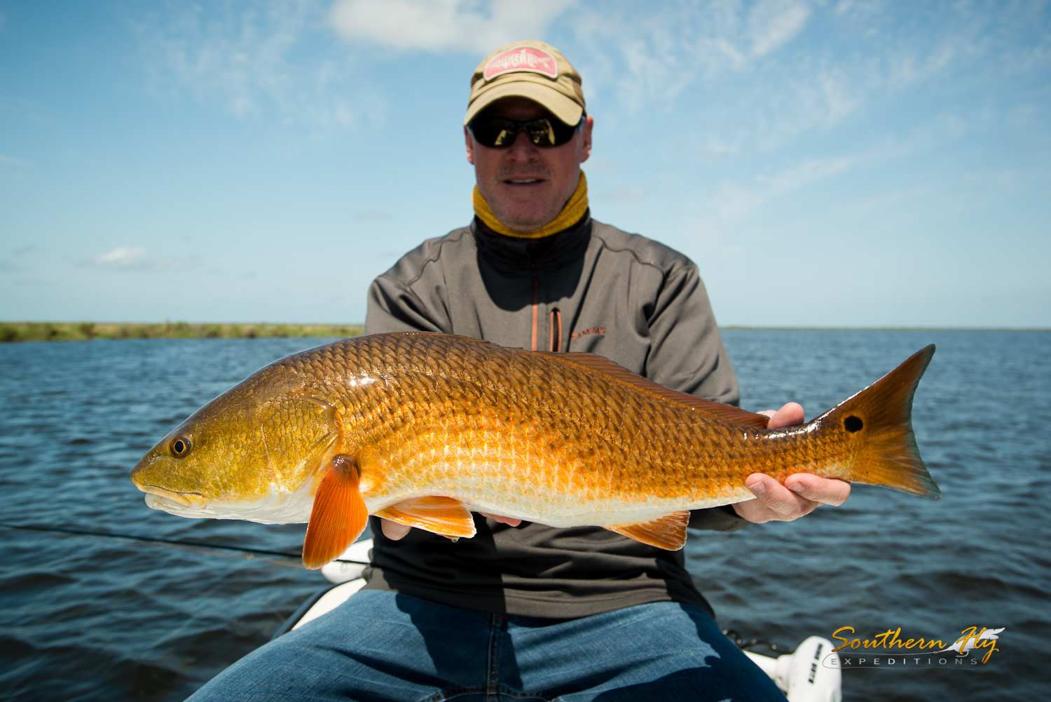 louisiana fly fishing Southern Fly Expeditions redfish fishing guide 