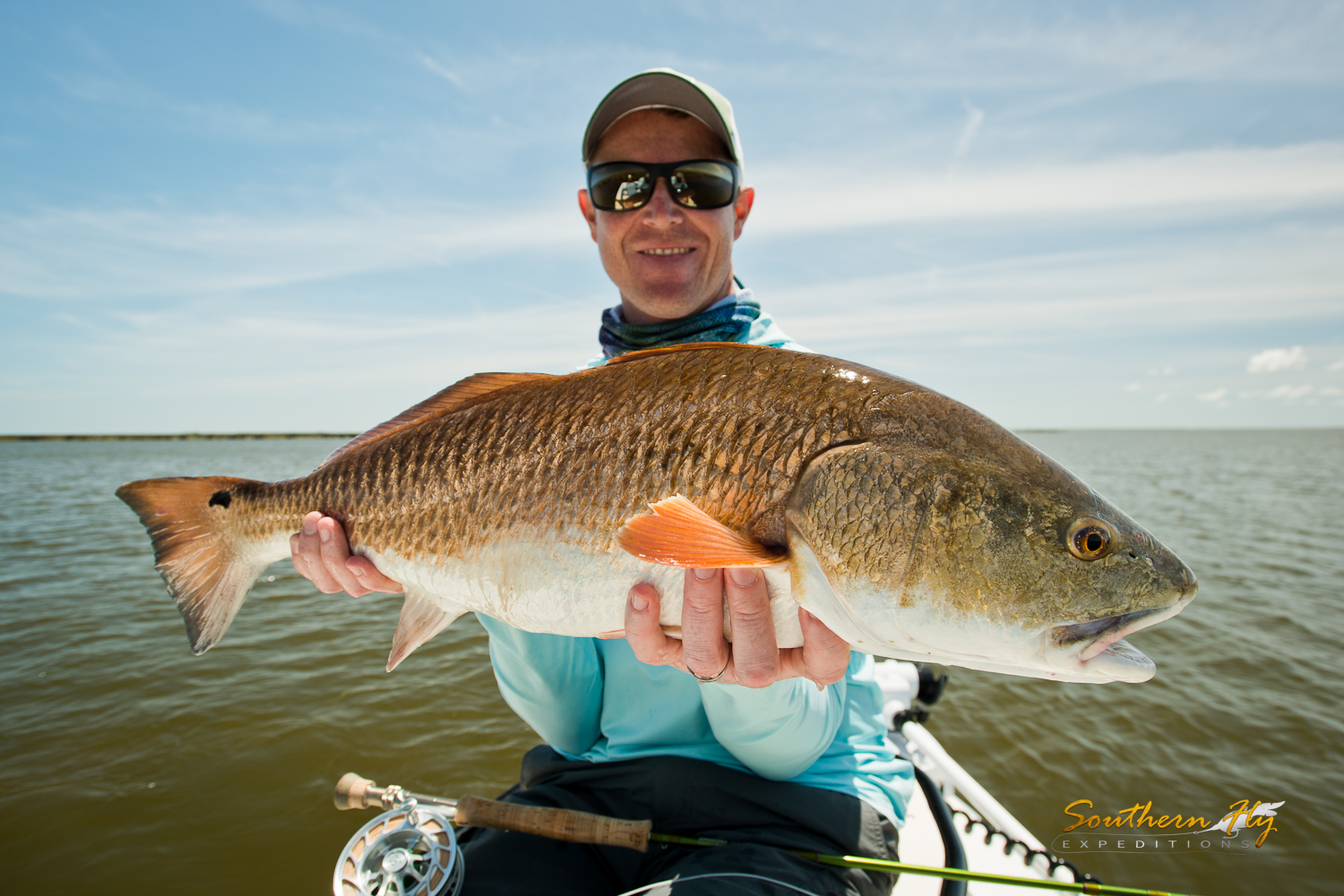 fly fishing for redfish in new orleans louisiana with Southern Fly Expeditions 