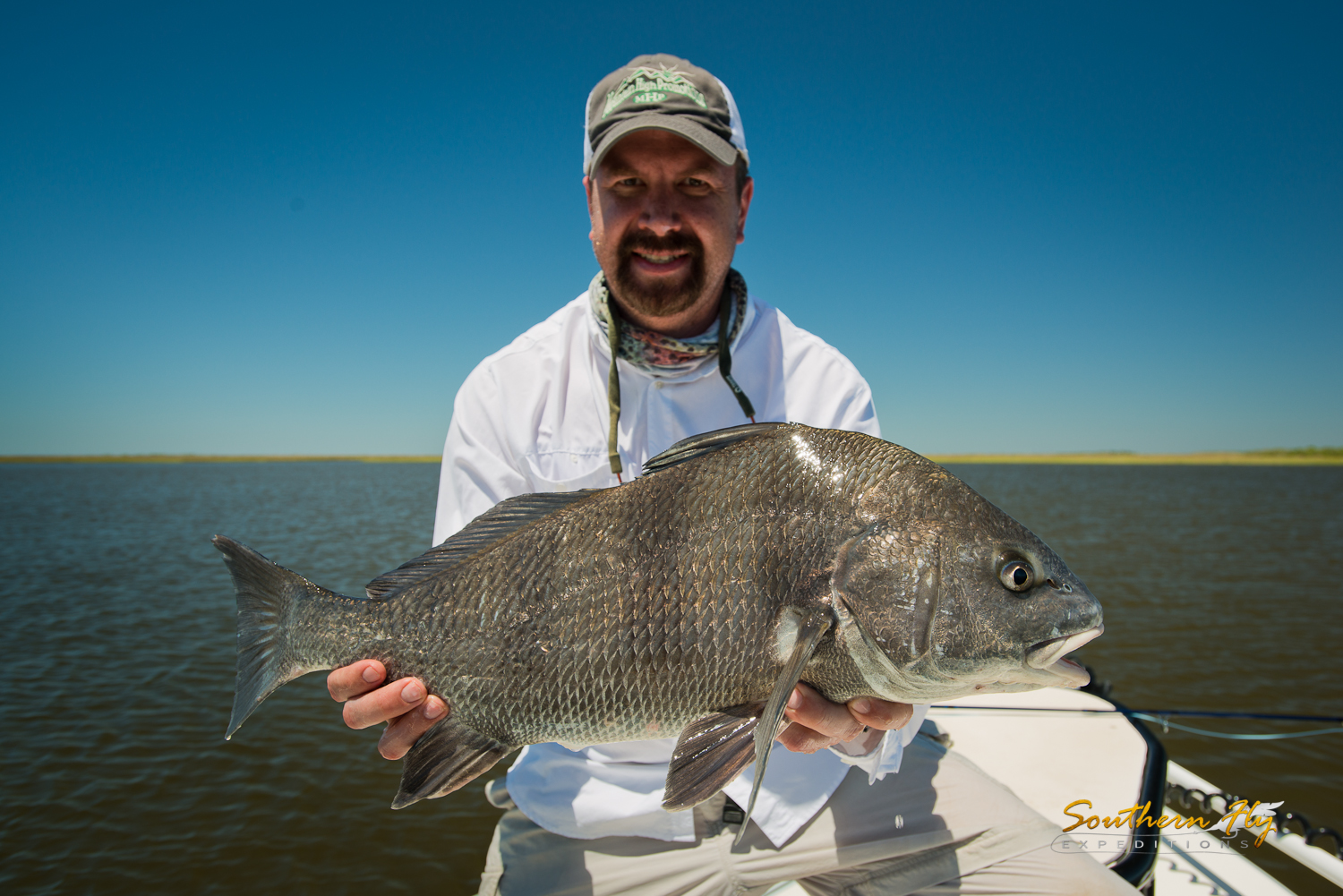 Black Drum fishing by Southern Fly Expeditions  