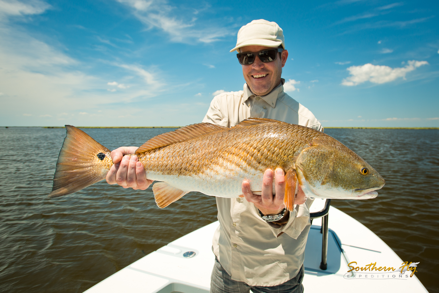 Record Sized Reds Fly Fishing Trip New Orleans - Southern Fly Expeditions 