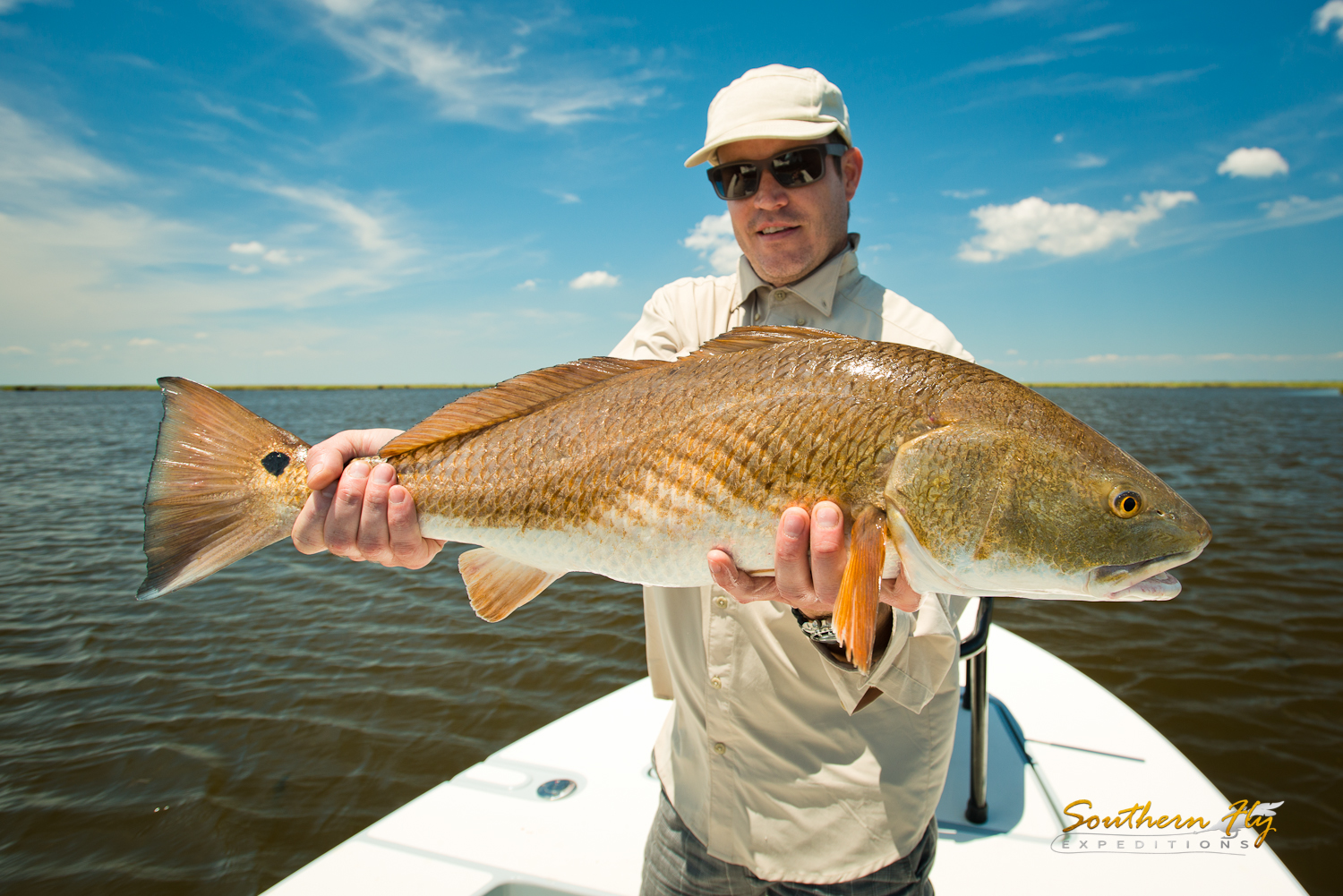 Oklahoma Anglers try Fly Fishing New Orleans Style Red Fish