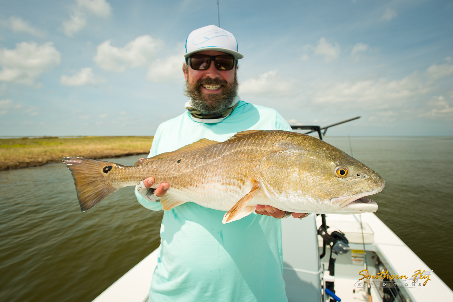 Sight Fishing Reds New Orleans