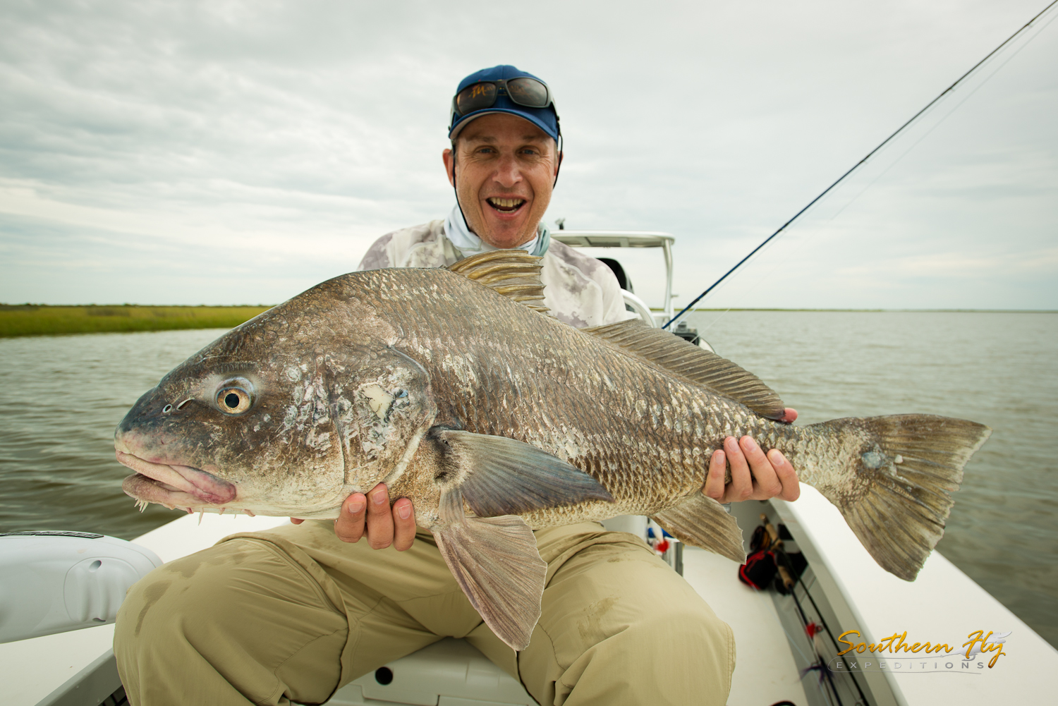 Shallow Water Fly Casting with Fly Fishing Guide Brandon Keck New Orleans