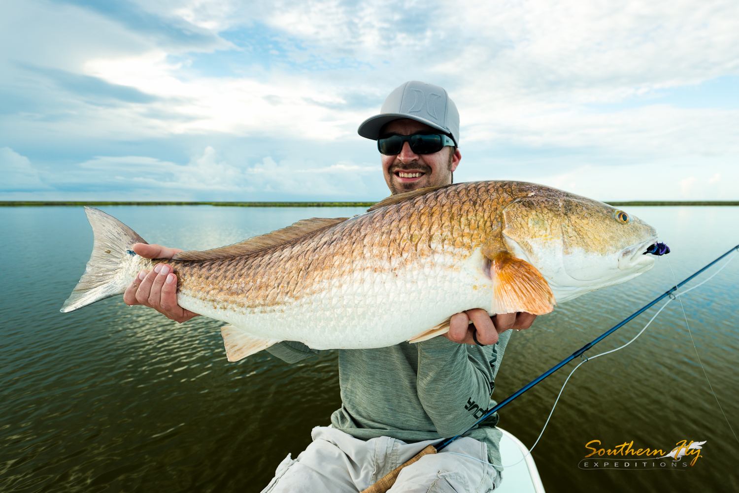 fly fishing for redfish in the marsh of louisiana with southern fly expeditions 