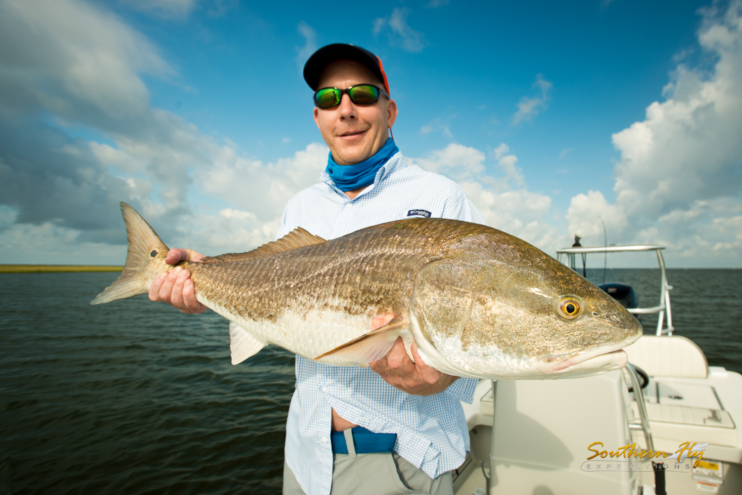 charter fly fishing for redfish with Southern Fly Expeditions 