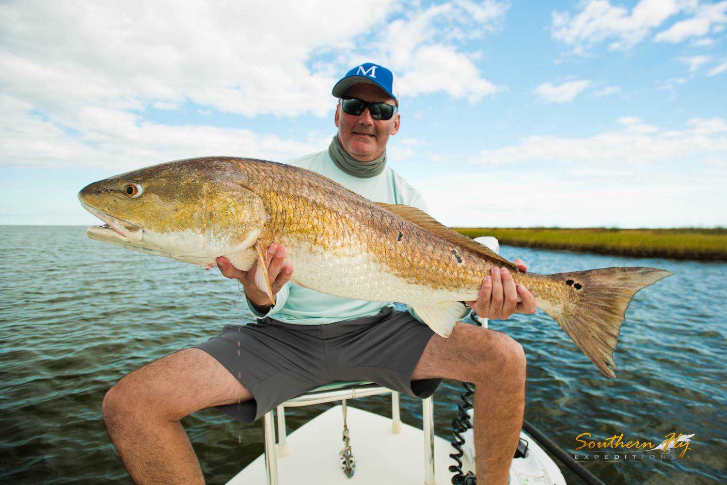 fly fishing for redfish in louisiana with Southern Fly Expeditions 