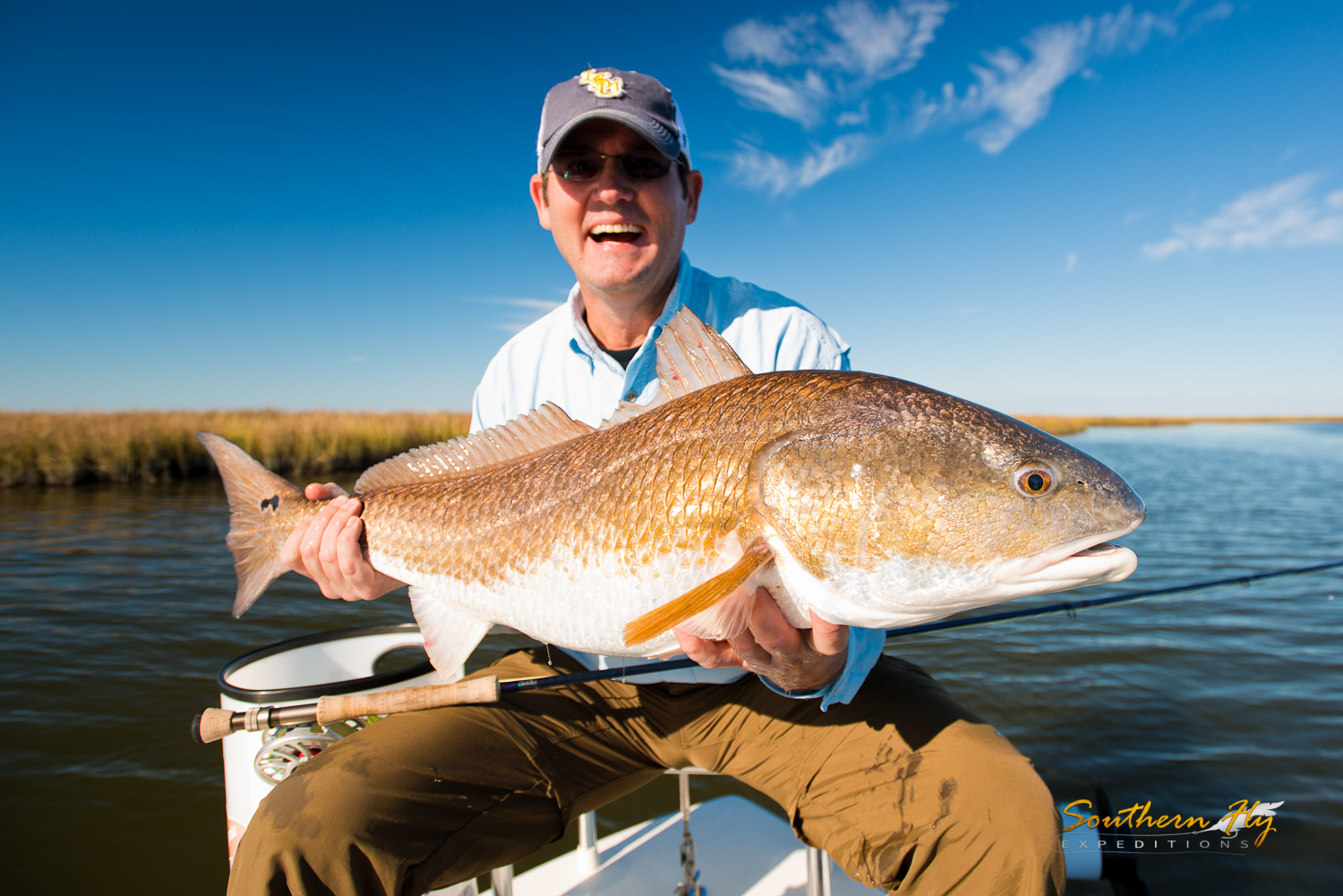 Fly Fishing new orleans la with Southern Fly Expeditions fishing charter guide 