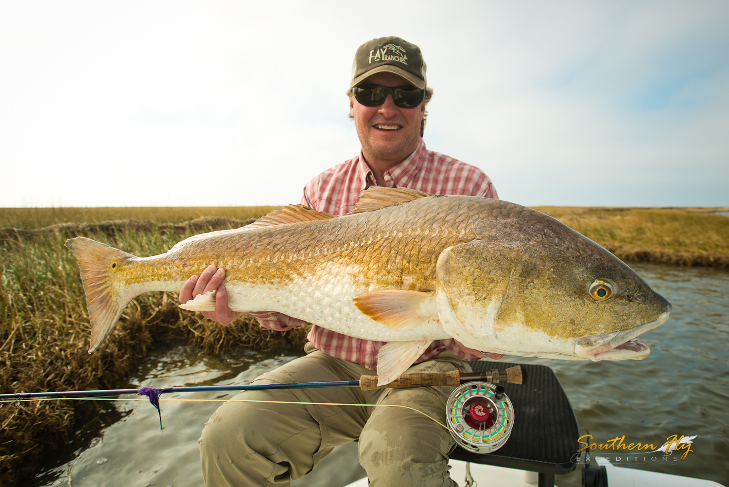 Sight fishing Louisiana with Southern Fly Expeditions