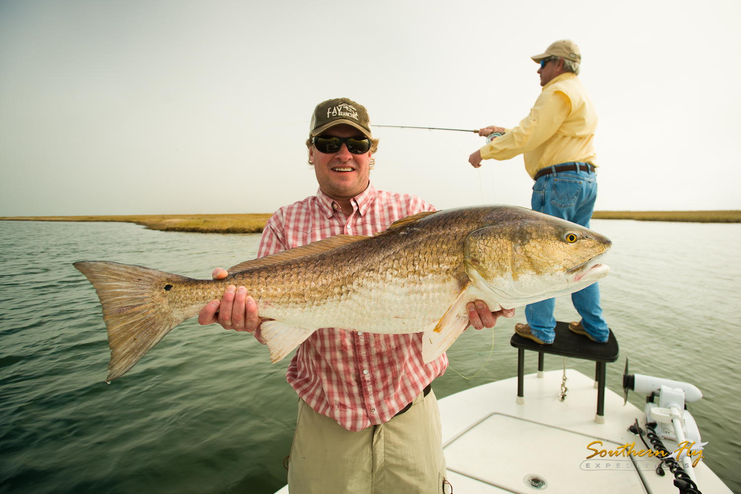 Sight Fishing Red Fish Shallow Waters with Southern Fly Expeditions
