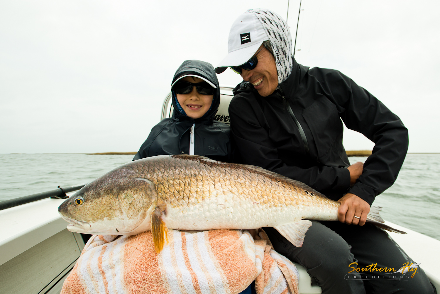 Children Spin Fishing Shallow Water with Southern Fly Expeditions 