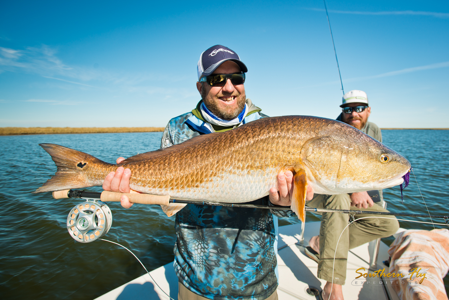 redfish guide with southern fly expeditions and captain brandon keck