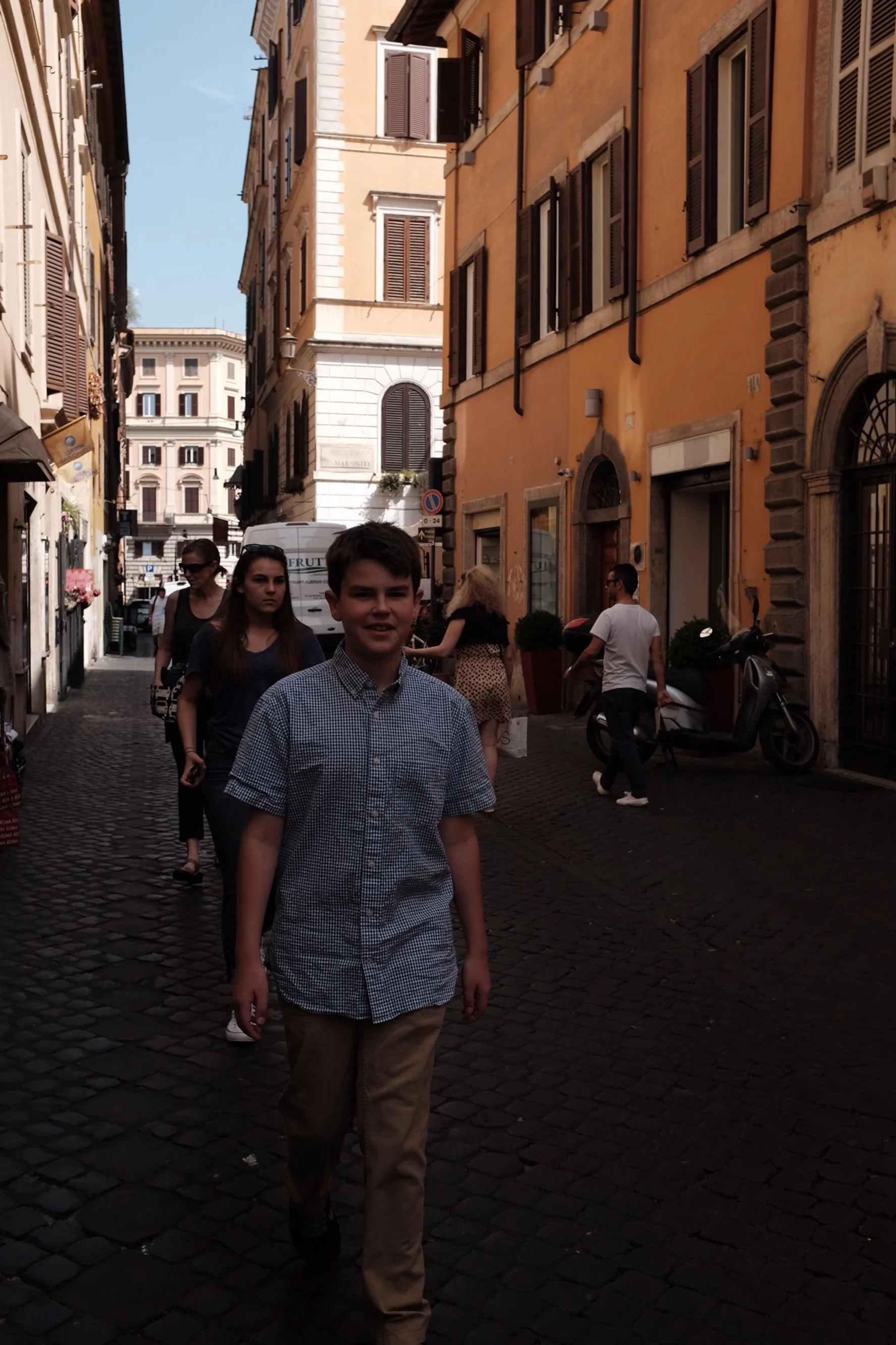Walking to the Vatican