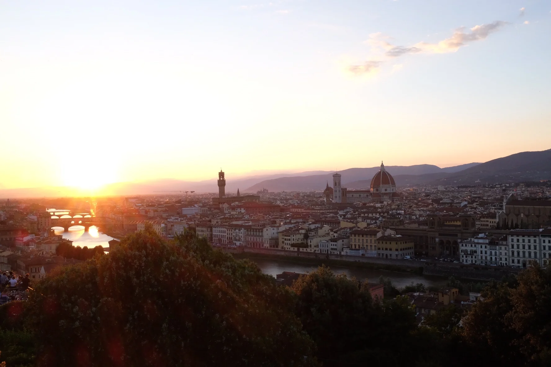 Sunset at Piazelle Michelangelo