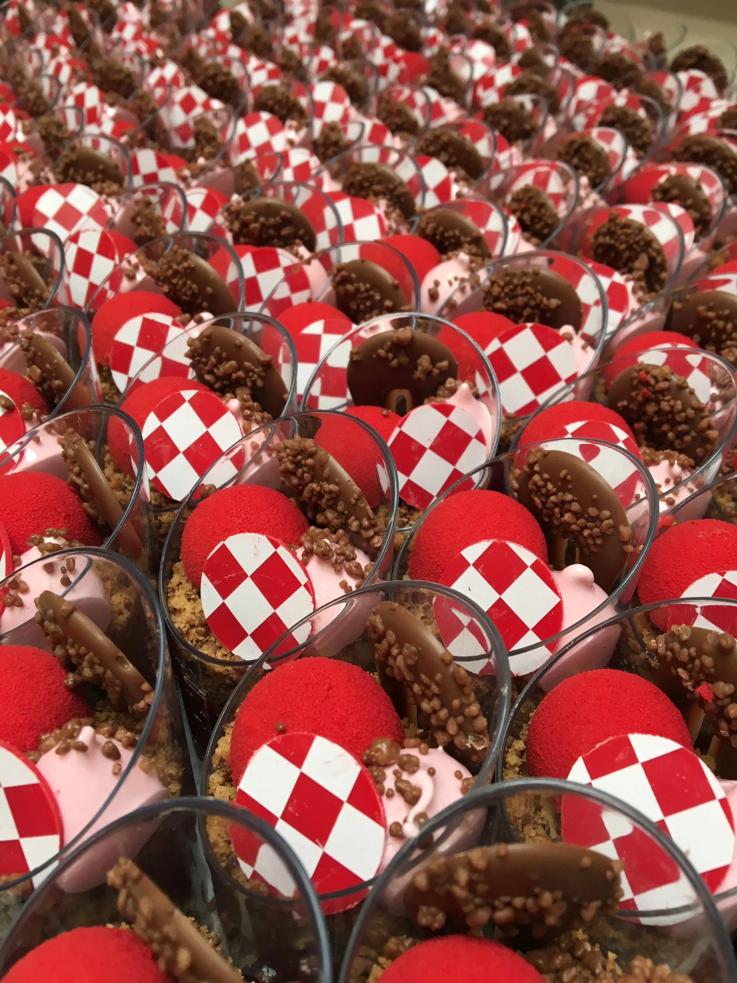 Very fast explosive raspberry tube desserts were on hand for a sweet pit stop throughout the night.