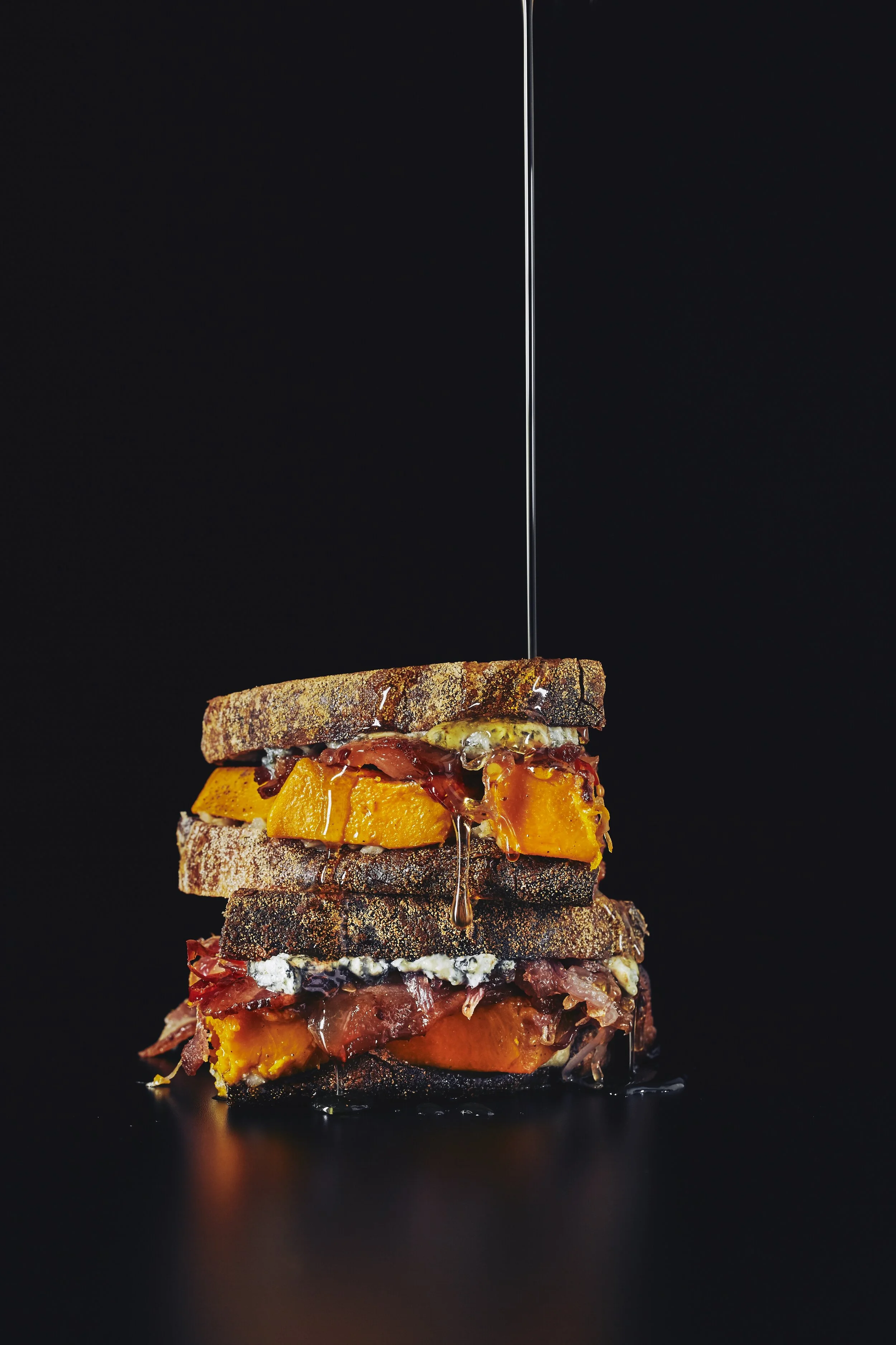 Pumpkin, Gorgonzola & Maple Toastie