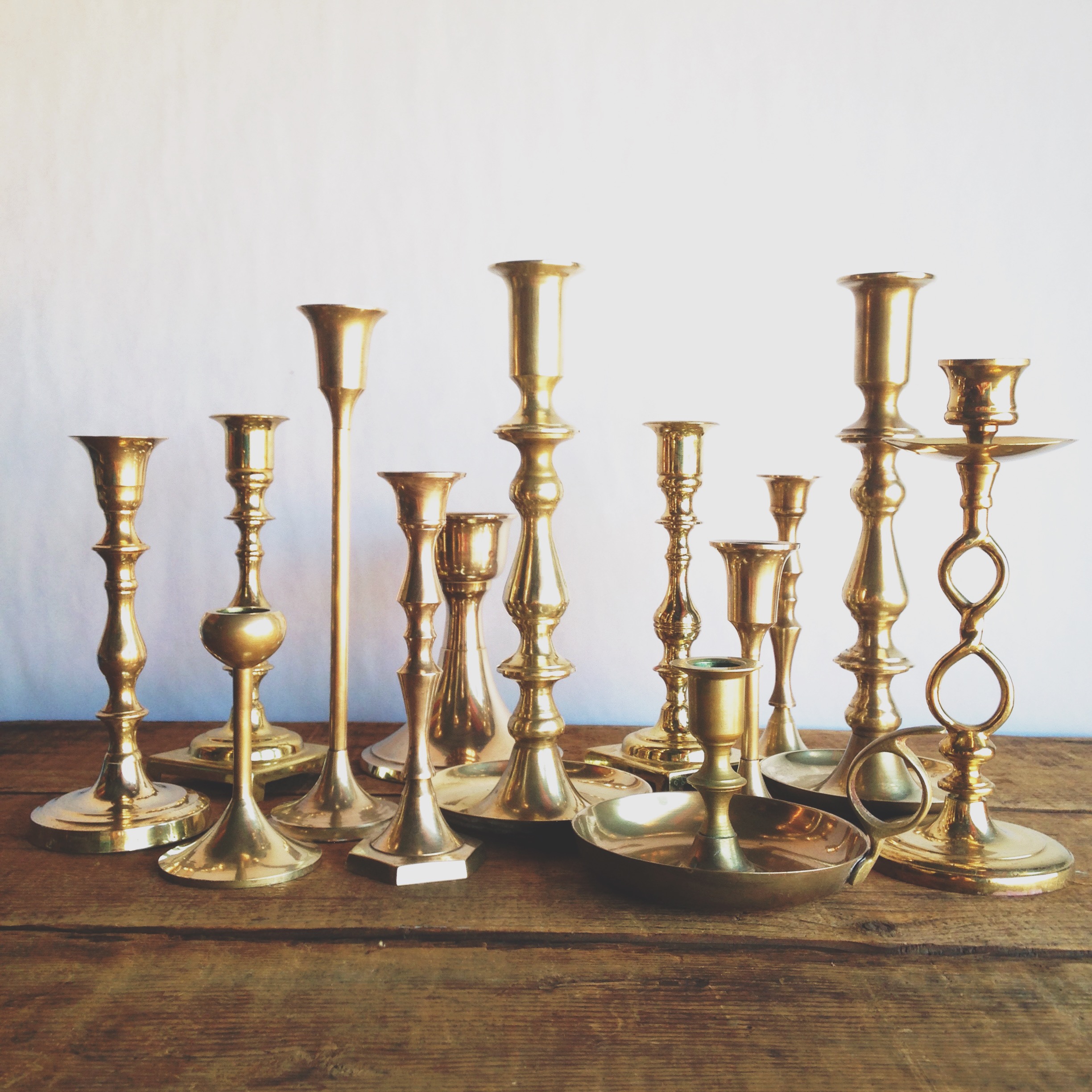 Brass Candlestick Rental — Otis + Pearl Partywares Vintage Event Rentals  Santa Barbara, Ojai, Santa Ynez