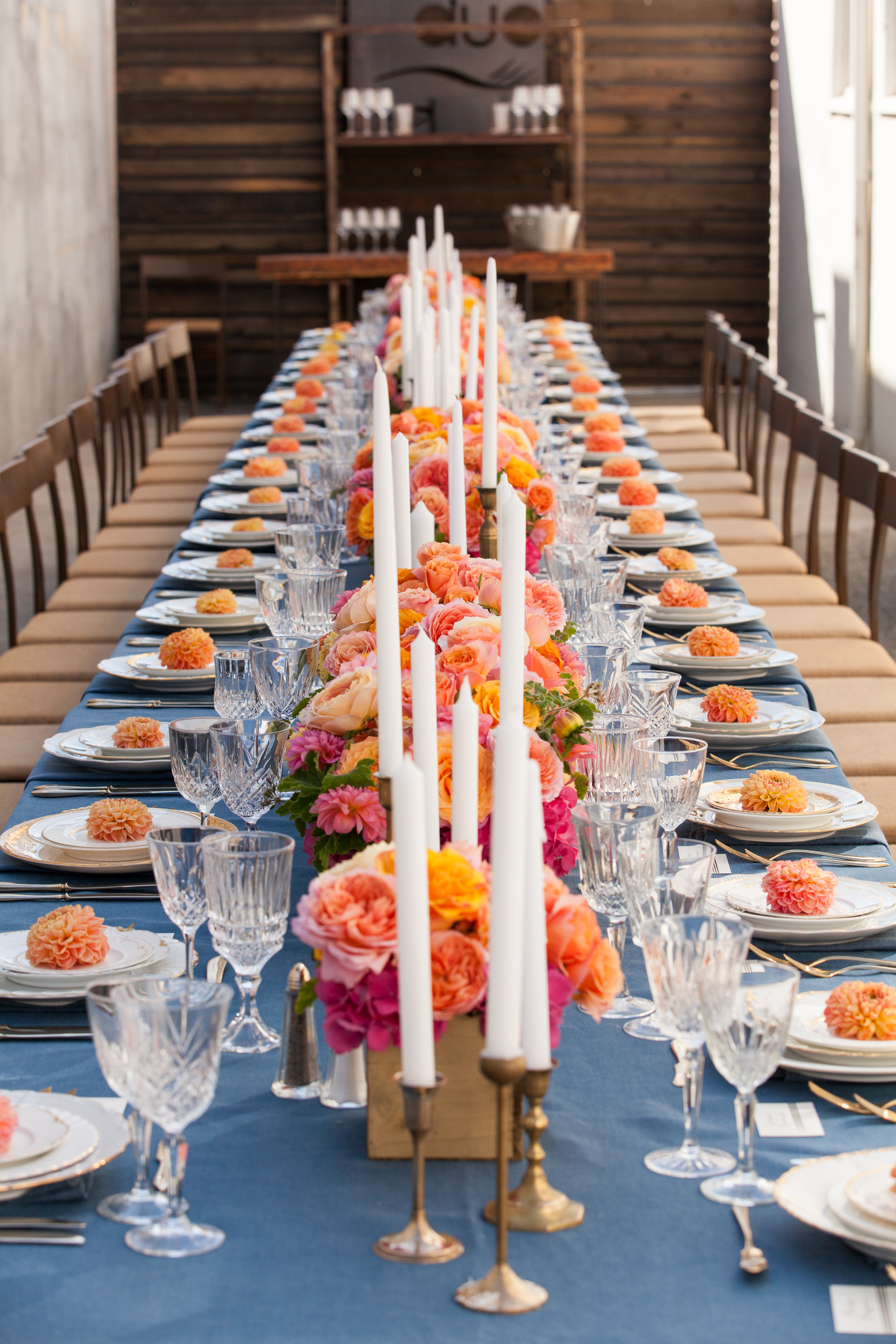 Lara Brass Candlesticks, Set of Two — Los Angeles Event Rentals