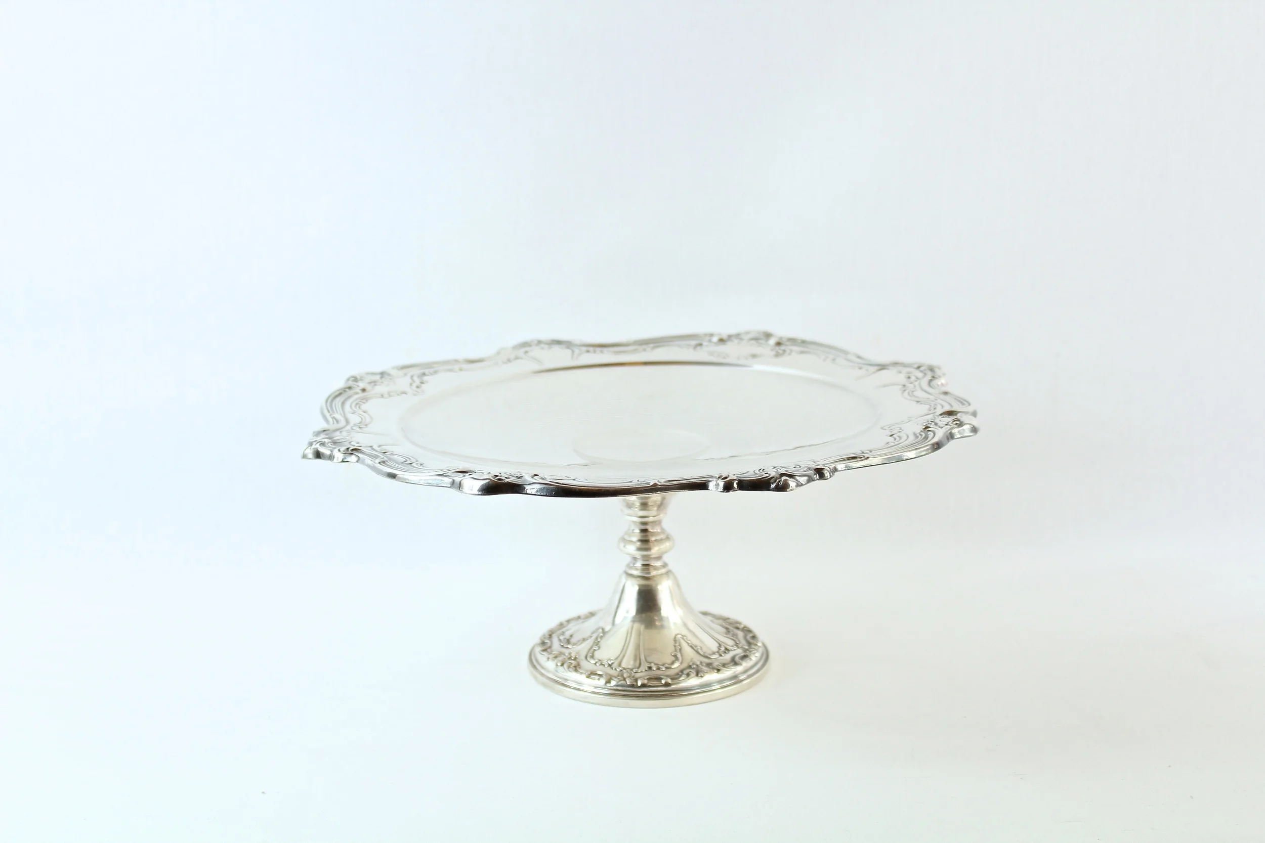 Silver Cake Stand — Otis + Pearl Partywares Vintage Event Rentals Santa — free download