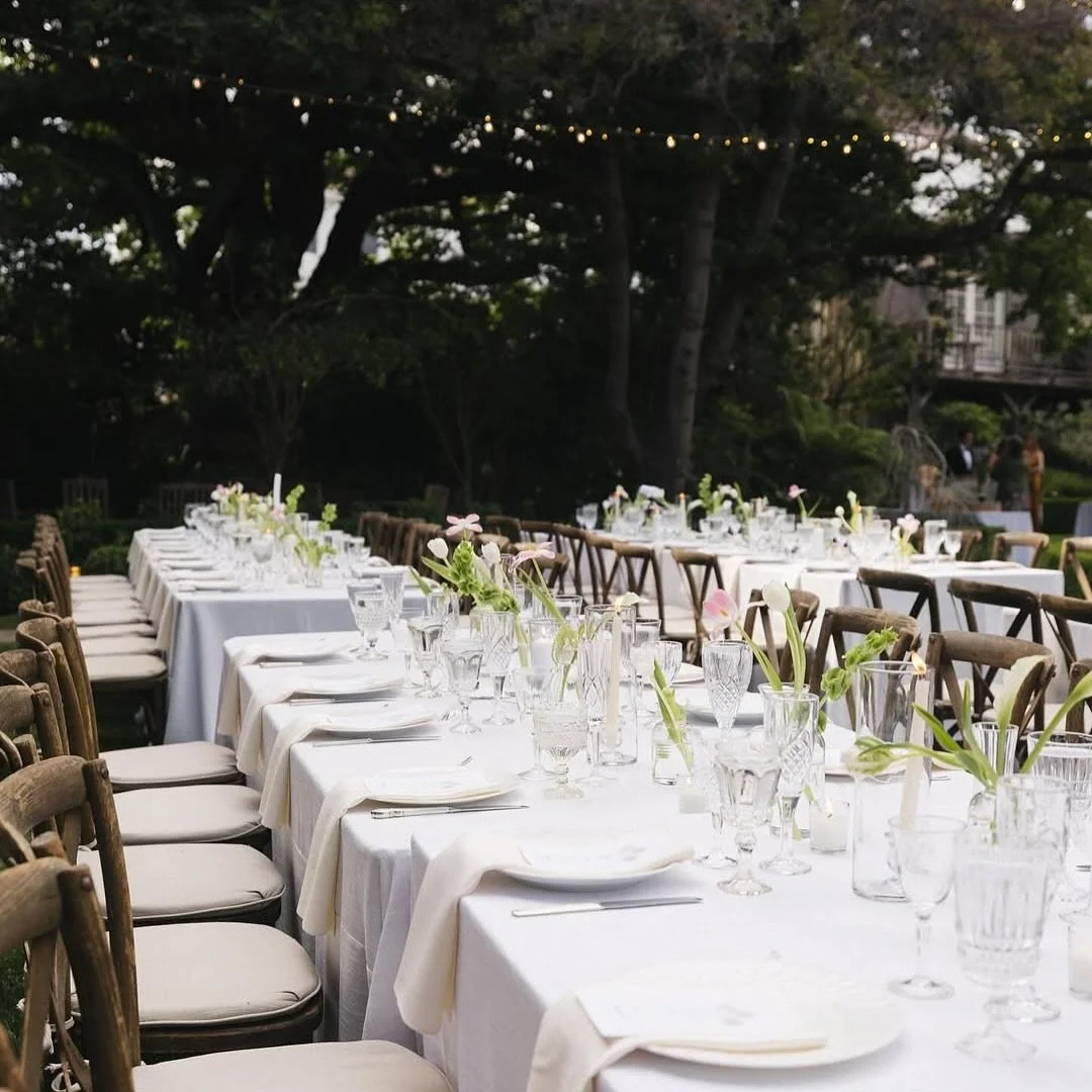 Highlights from this enchanting garden party wedding in Santa Barbara. Fresh, timeless, and effortlessly elegant&mdash;classic white is always a win. 

Photographer kyndidenneyphotos 
Venue @simpsonhouseinn 
Planning + Coordinator @abovethebarevents 