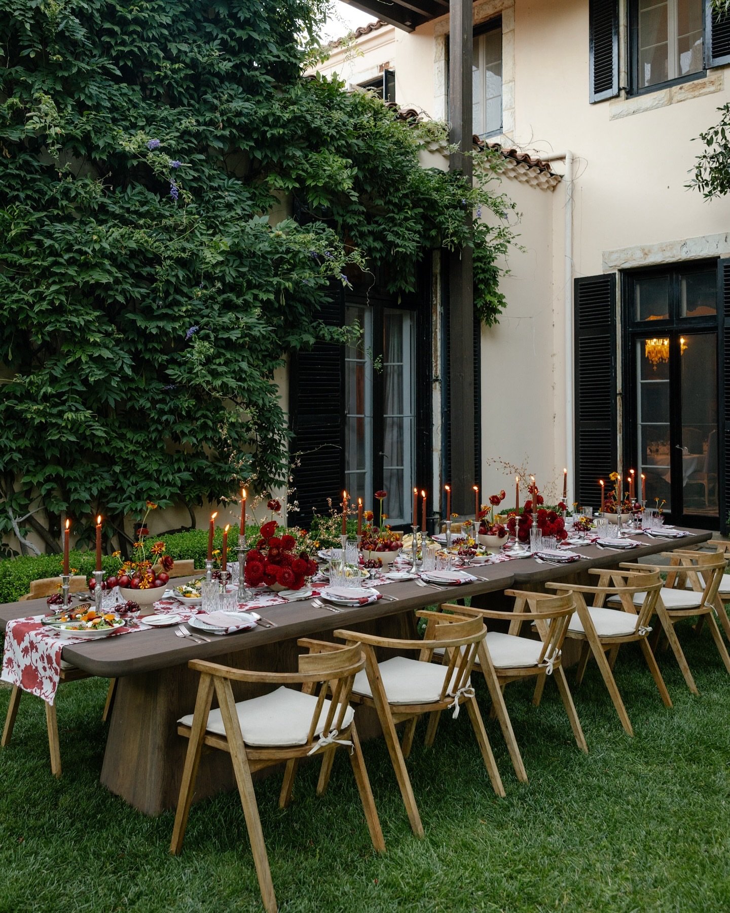 Proof that dinner parties > going out. 🍷✨

Golden hour, candlelight, juicy plums, and your favorite people gathered around one long table. This is your sign to romanticize the season, host the dinner, and use the &ldquo;too pretty&rdquo; plates.

