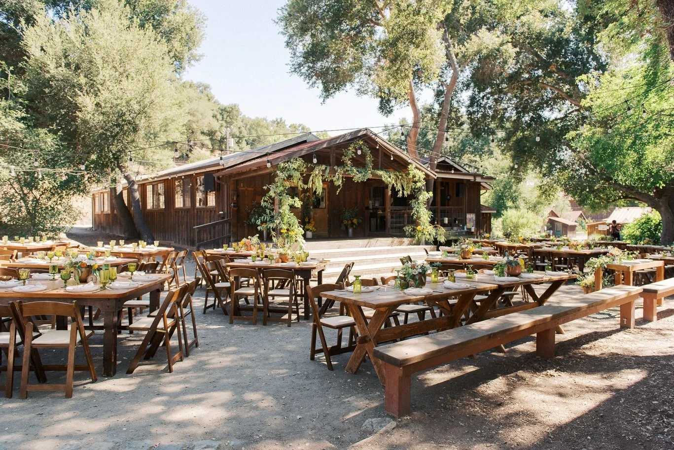 This dreamy Los Olivos celebration featured a lush, flower-filled tablescape with pops of color woven throughout&mdash;our green goblets adding just the right touch of depth and glow.

Featured on @santabarbarawedding &mdash; take a peek at this effo