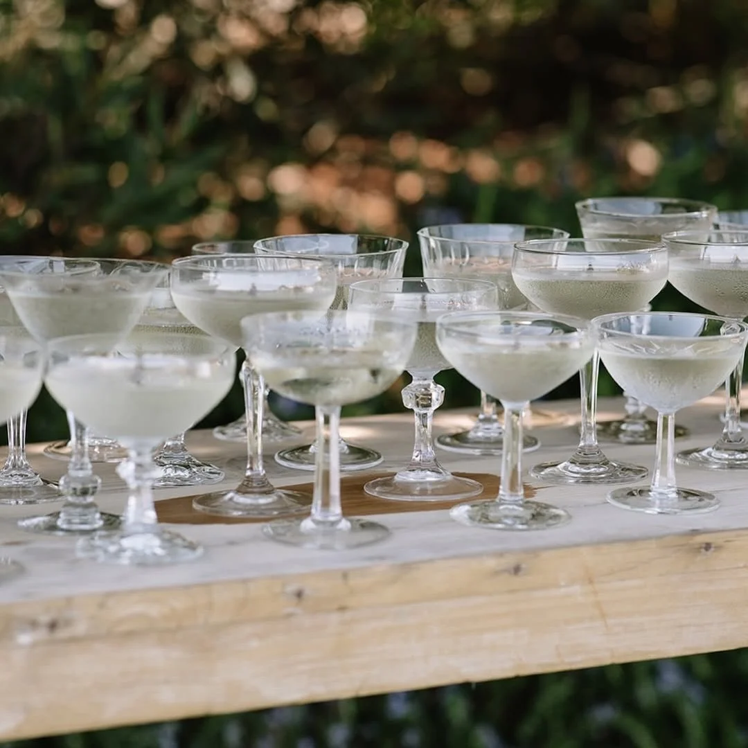 Sweet ceremony details to kick off the celebration 🥂 Guests were welcomed with champagne, soft touches, and all the magic leading into the ceremony.

Planning: @luckeleven_events 
Photography: @hannahbrookephotography 
Videography: @shoreandwave 
Co