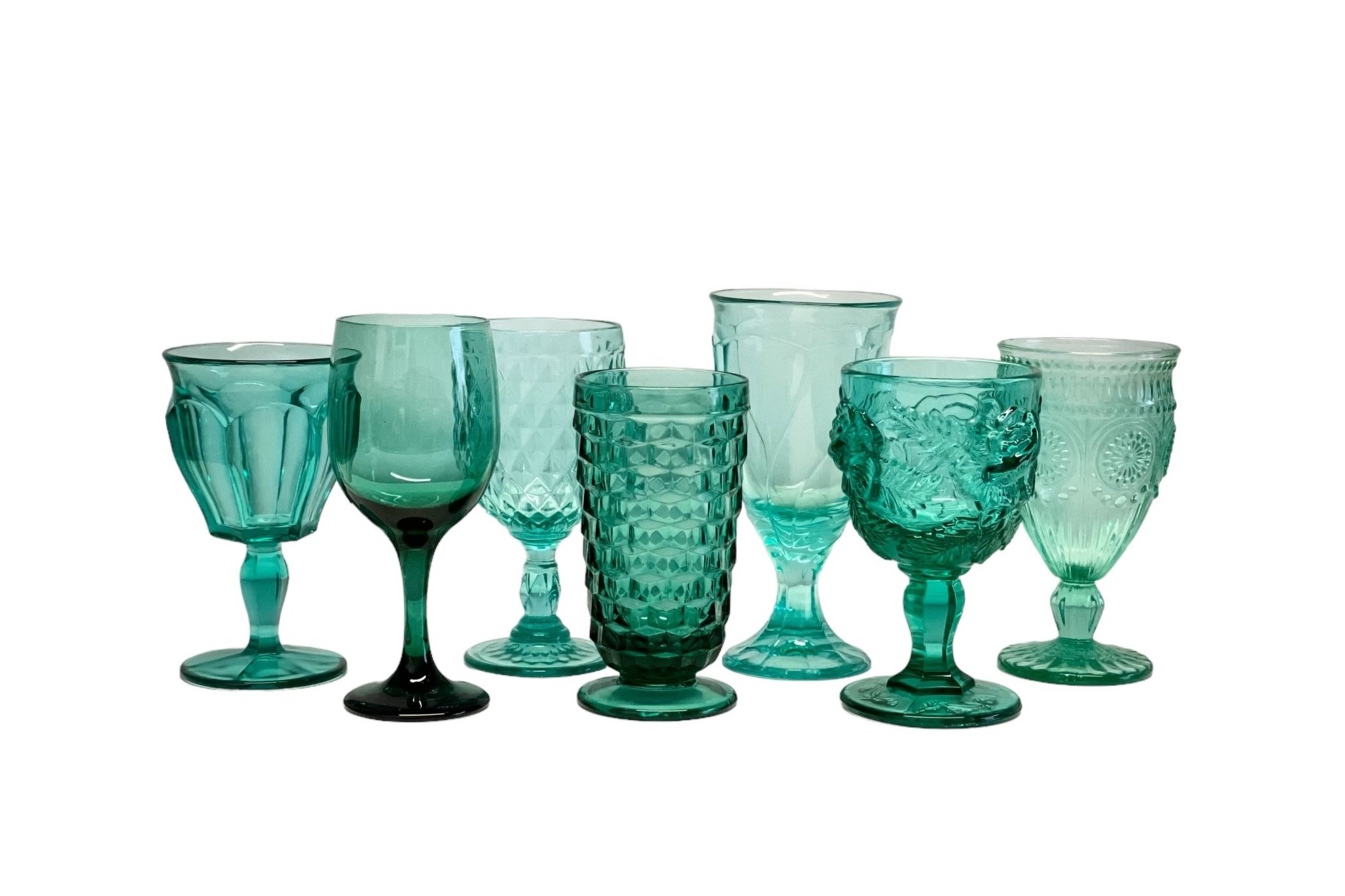 Rainbow Colored Goblets — Otis + Pearl Partywares