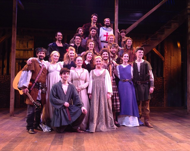 The Company starring in Robin Hood the Musical - a World Premiere
