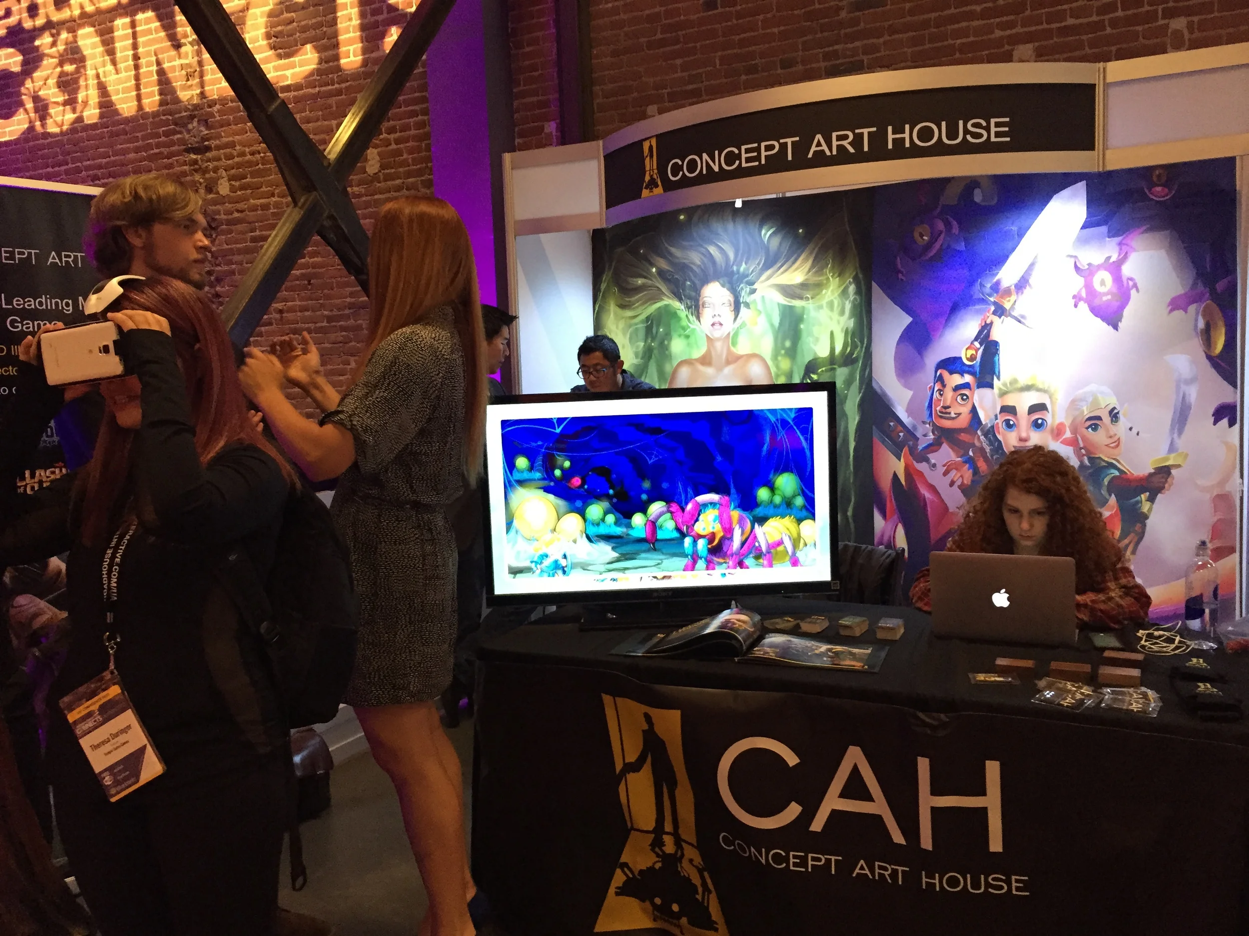 PG Connects SF - the Concept Art House booth is poppin'!