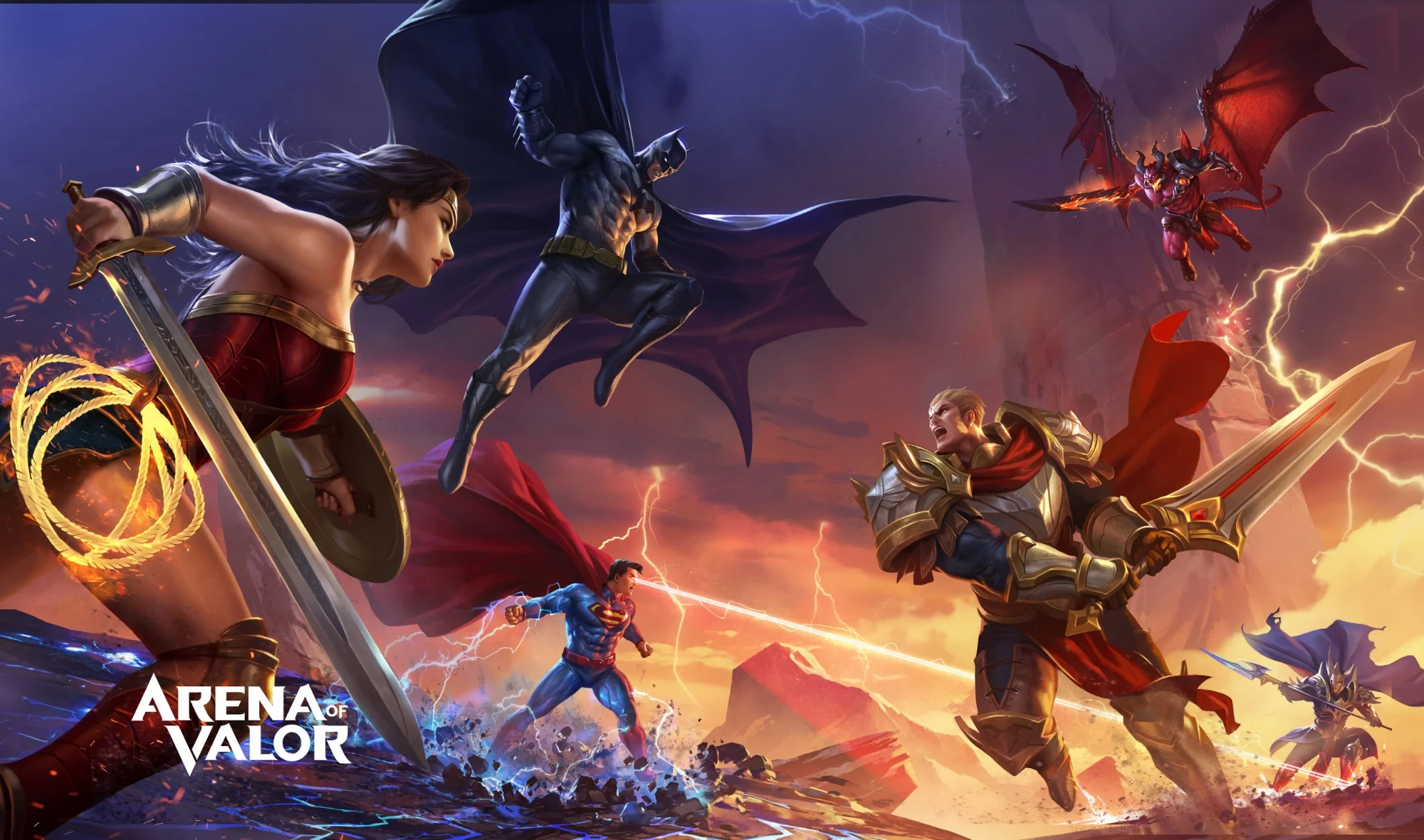 Splash screen CAH did for Tencent's Arena of Valor