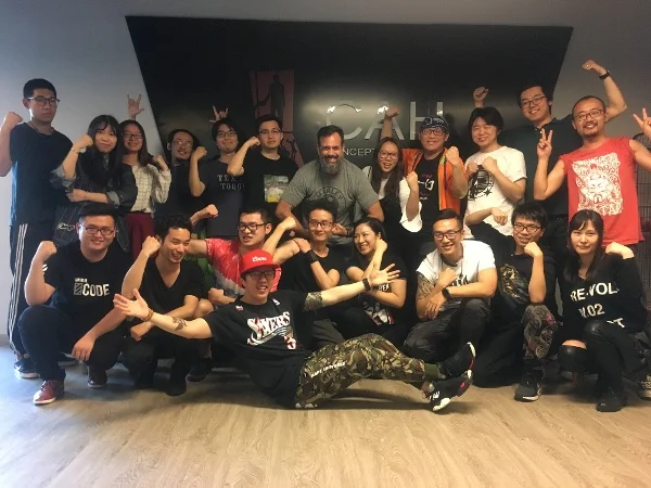 Jeremy Cranford during his visit to CAH office in Shanghai