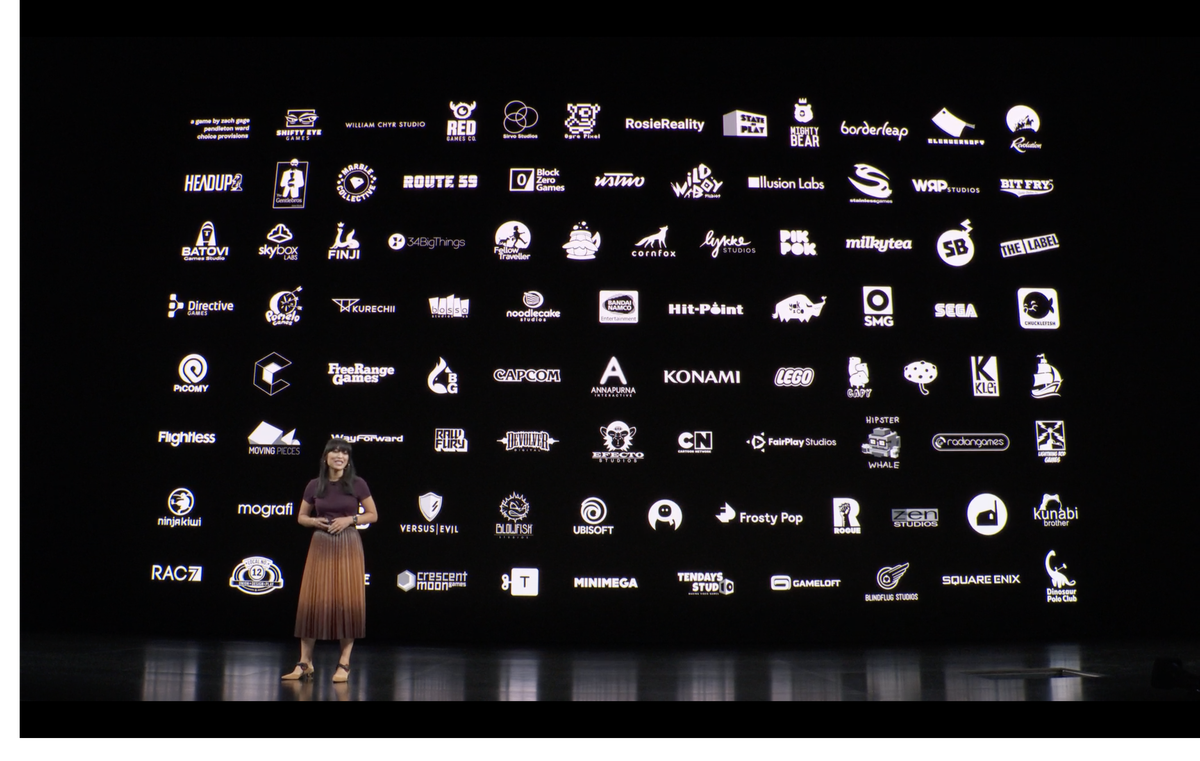 Extensive list of developers (photo source: The Verge)